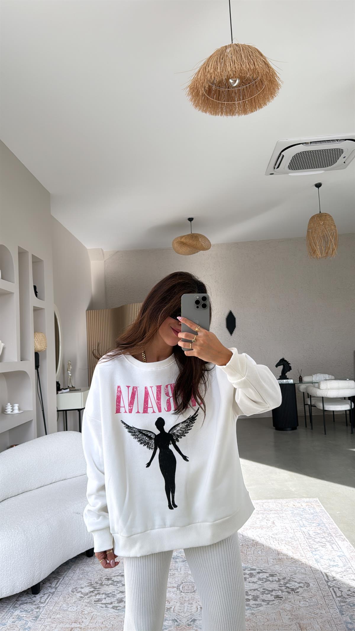 Nirvana Üç İplik Sweatshirt