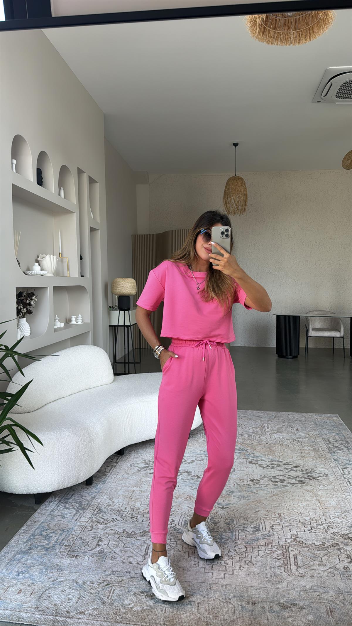 Pembe İki İplik Takım