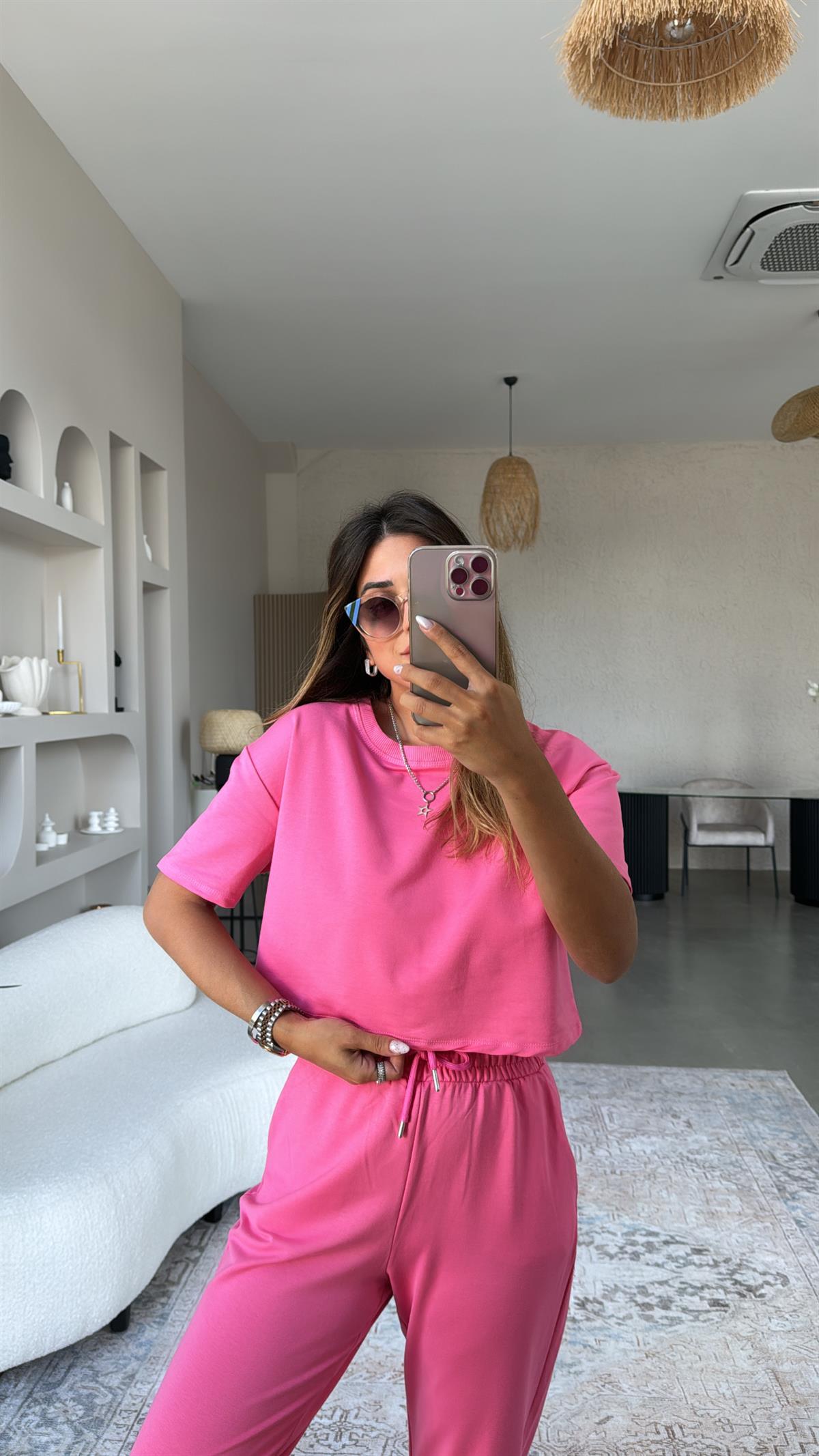 Pembe İki İplik Takım