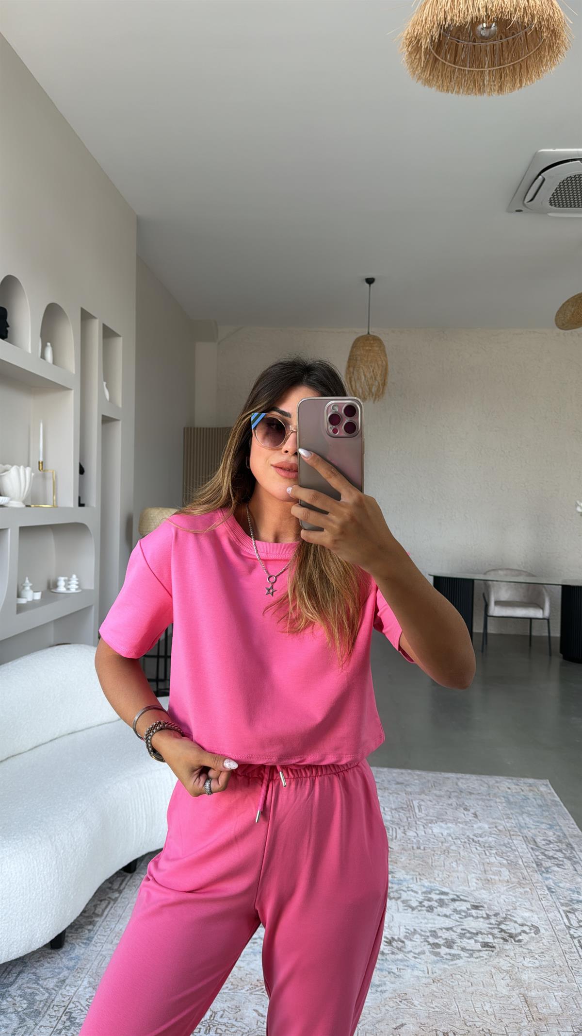 Pembe İki İplik Takım