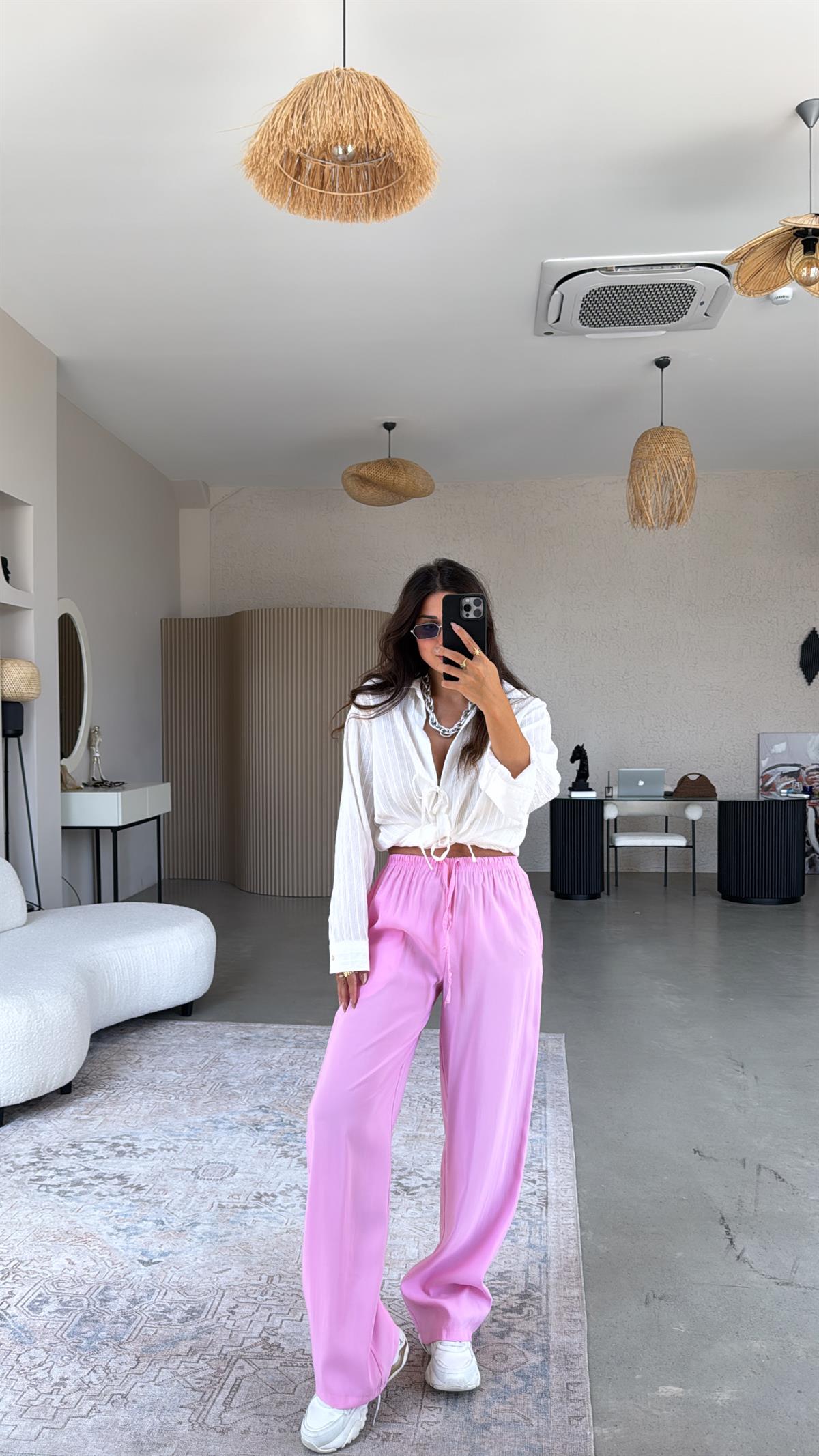 Pembe Massi Pantolon