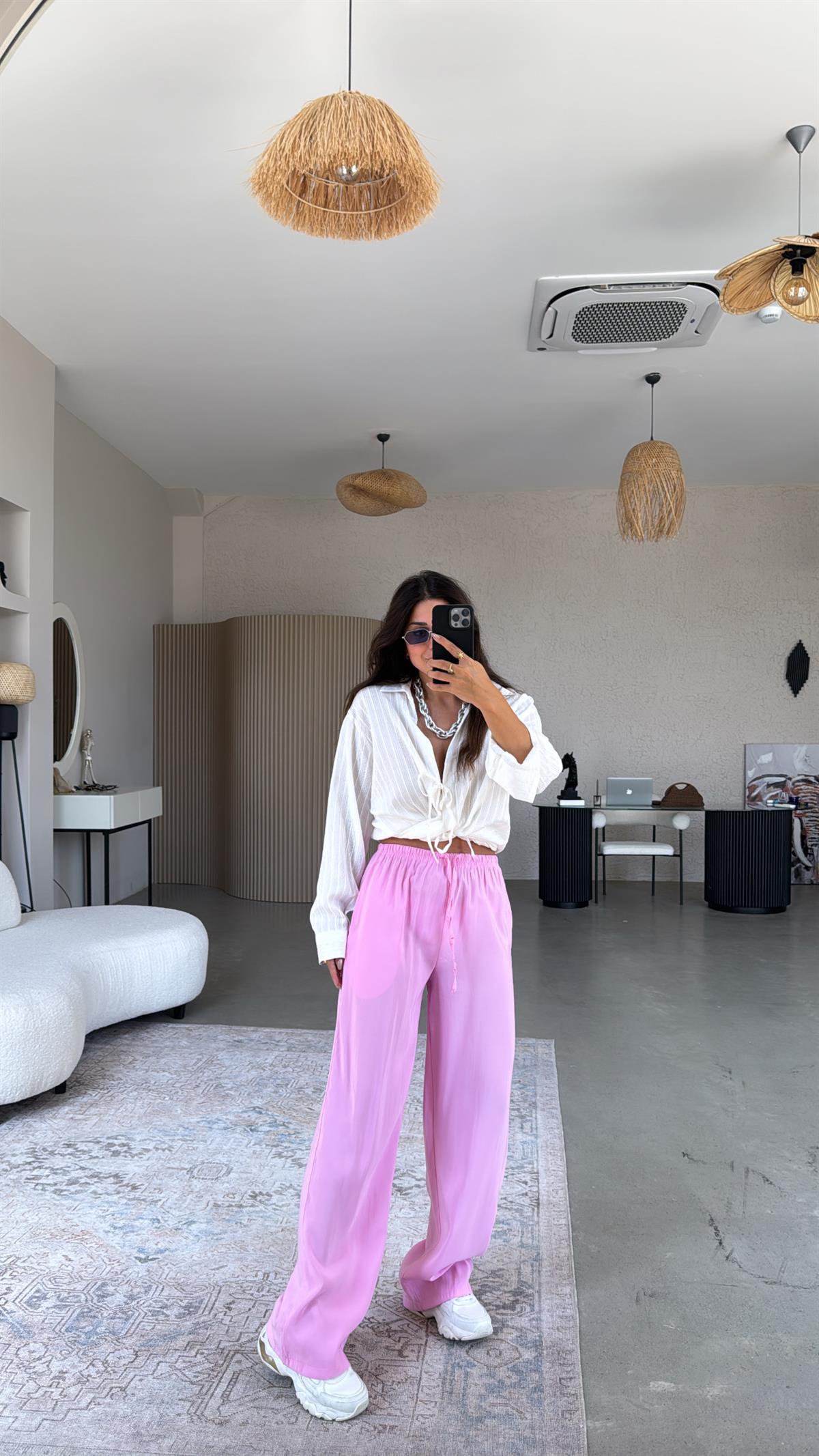 Pembe Massi Pantolon