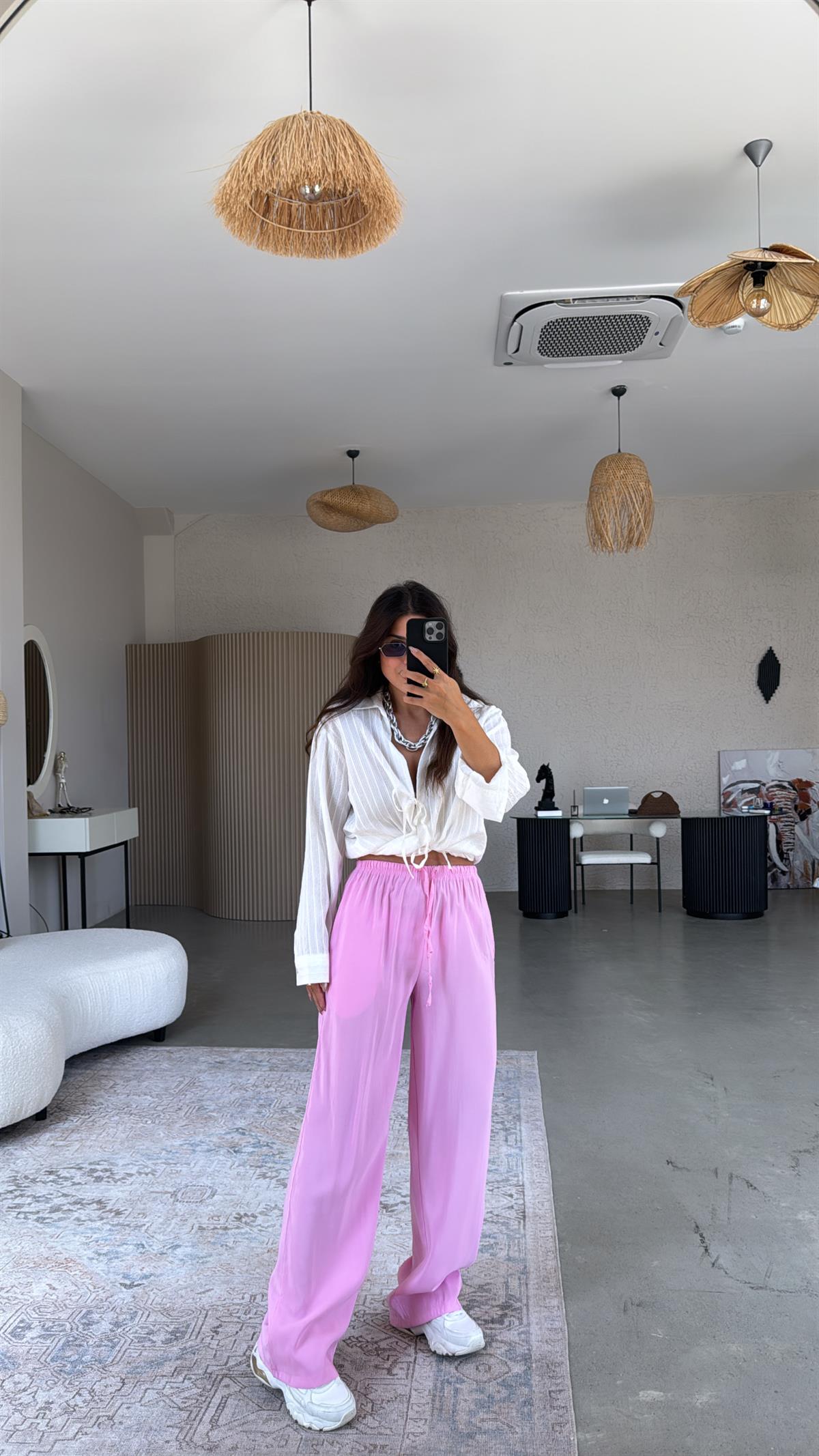 Pembe Massi Pantolon