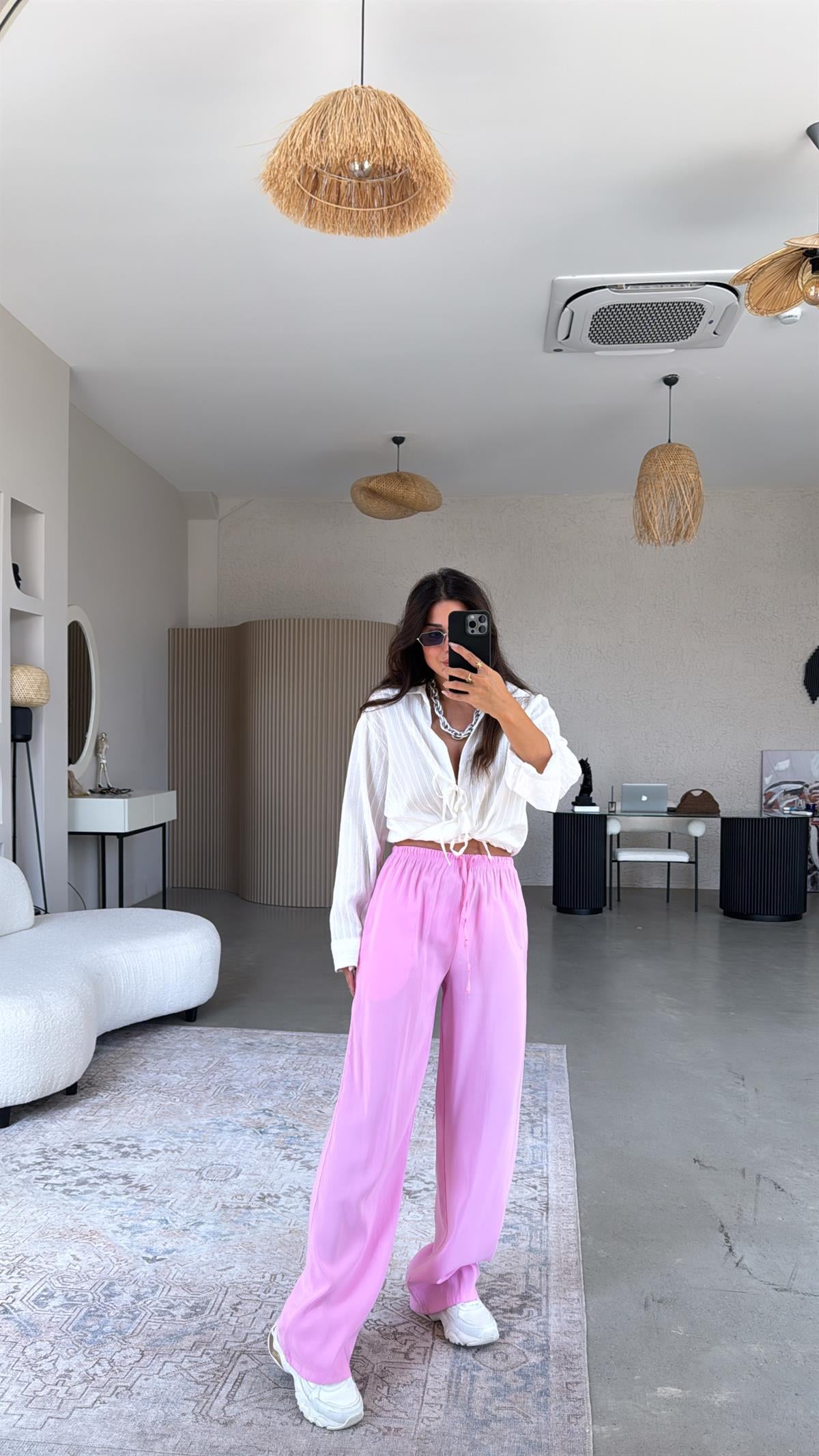 Pembe Massi Pantolon