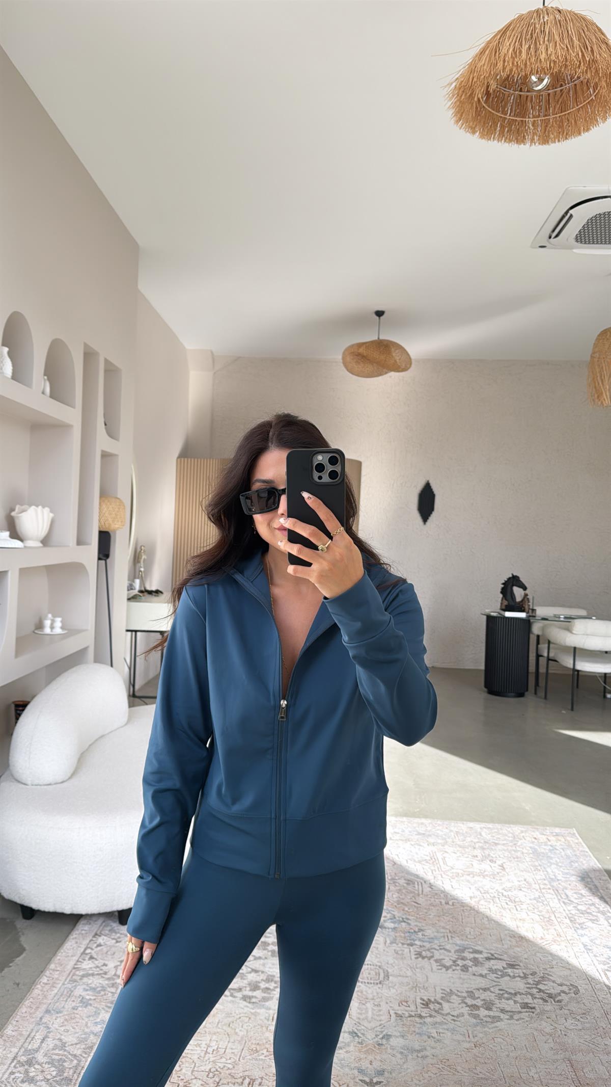 Petrol Oys Tayt Ceket Takım