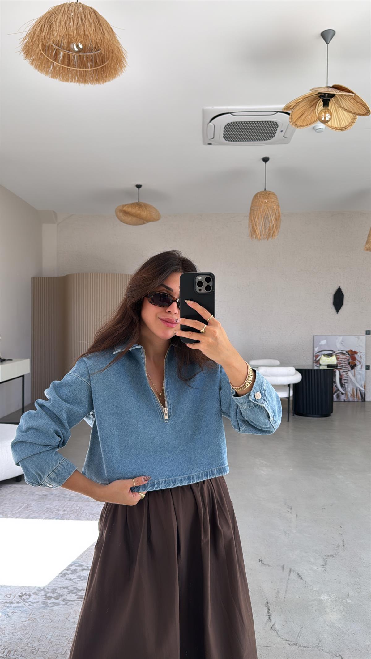 Polo Yaka Jean Sweat