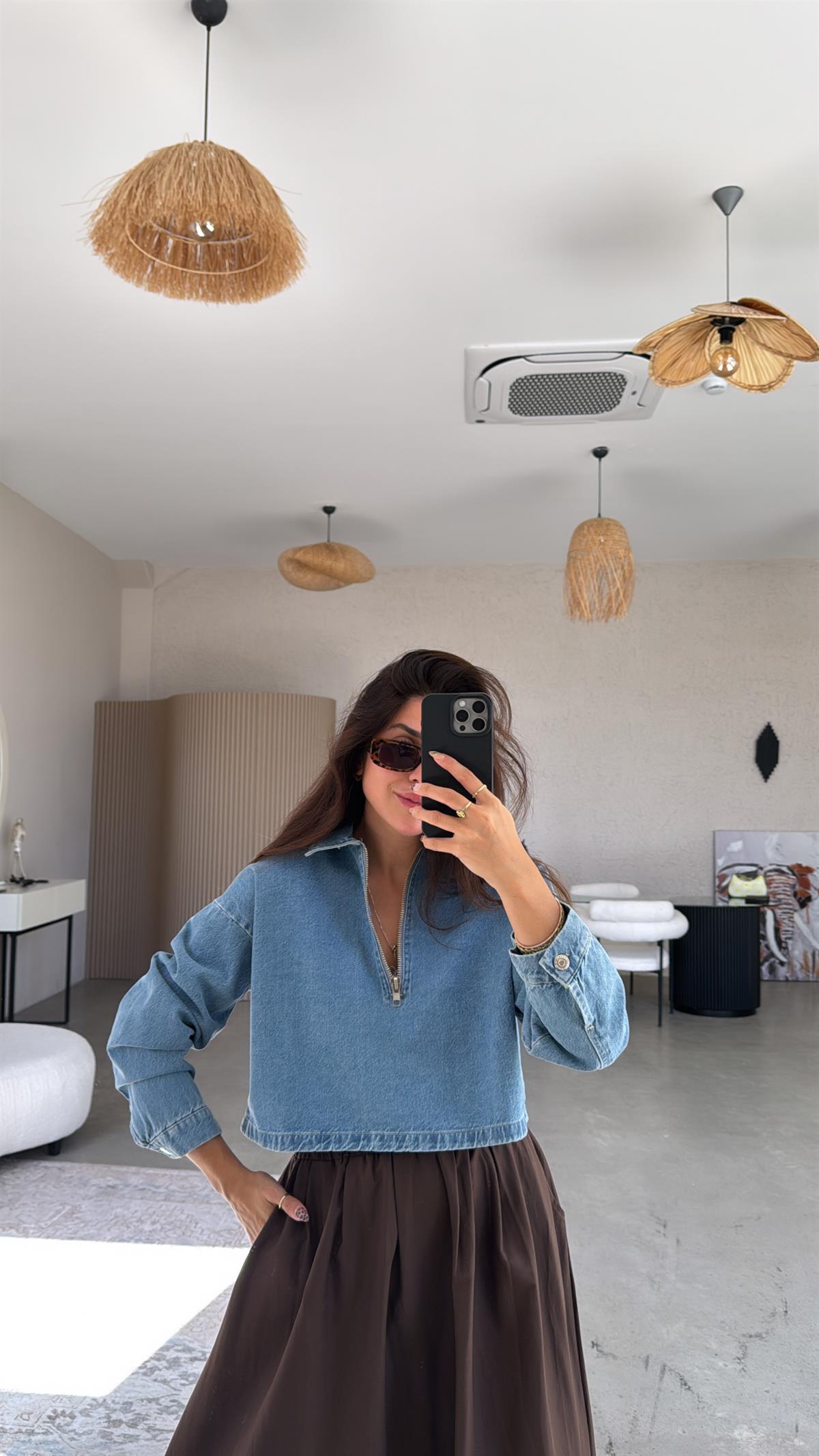 Polo Yaka Jean Sweat