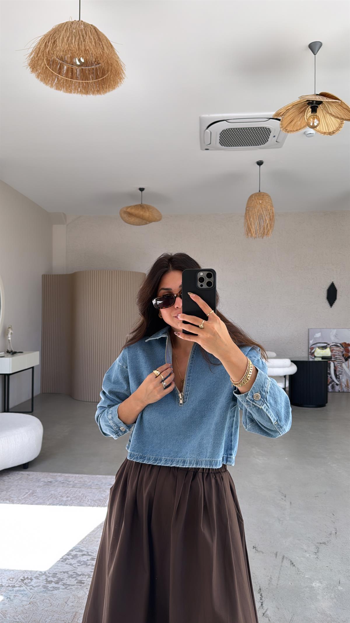 Polo Yaka Jean Sweat