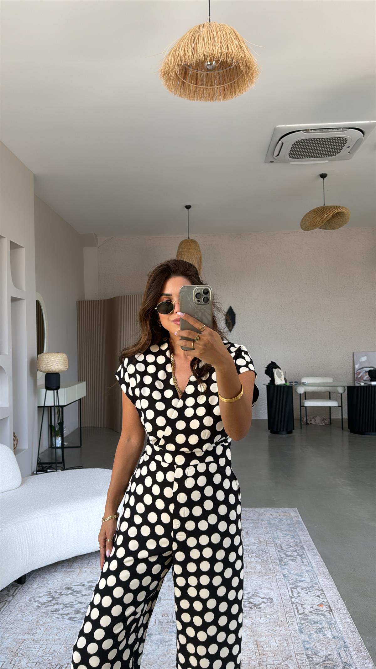 Puantiyeli Desenli Mng Tulum