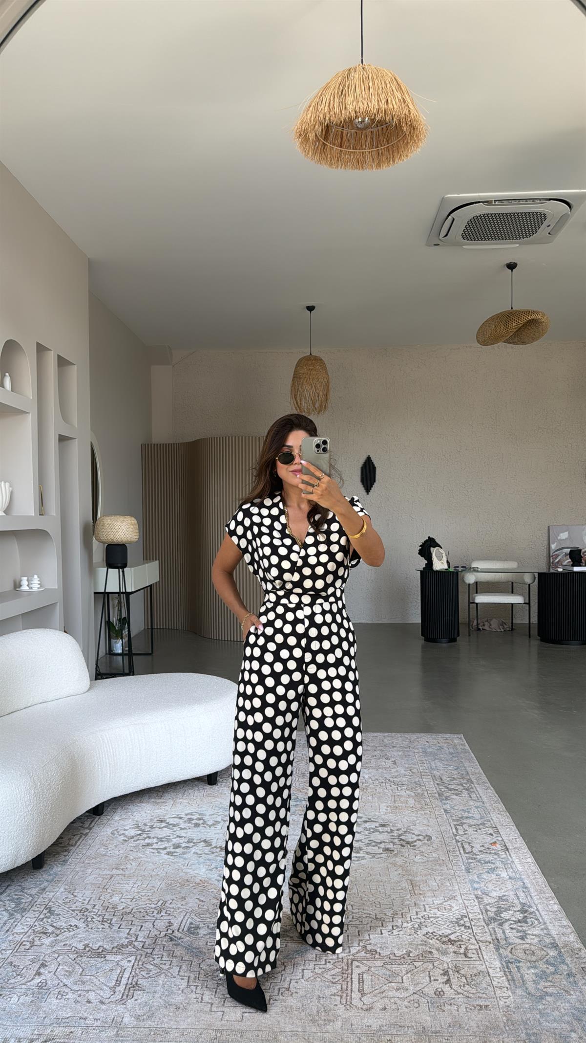 Puantiyeli Desenli Mng Tulum