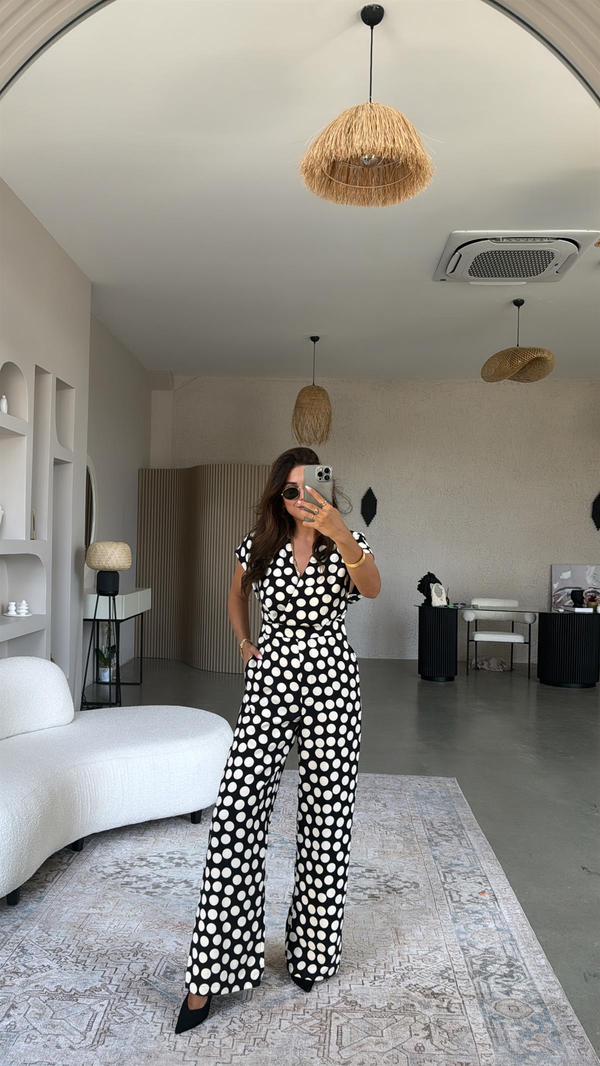 Puantiyeli Desenli Mng Tulum