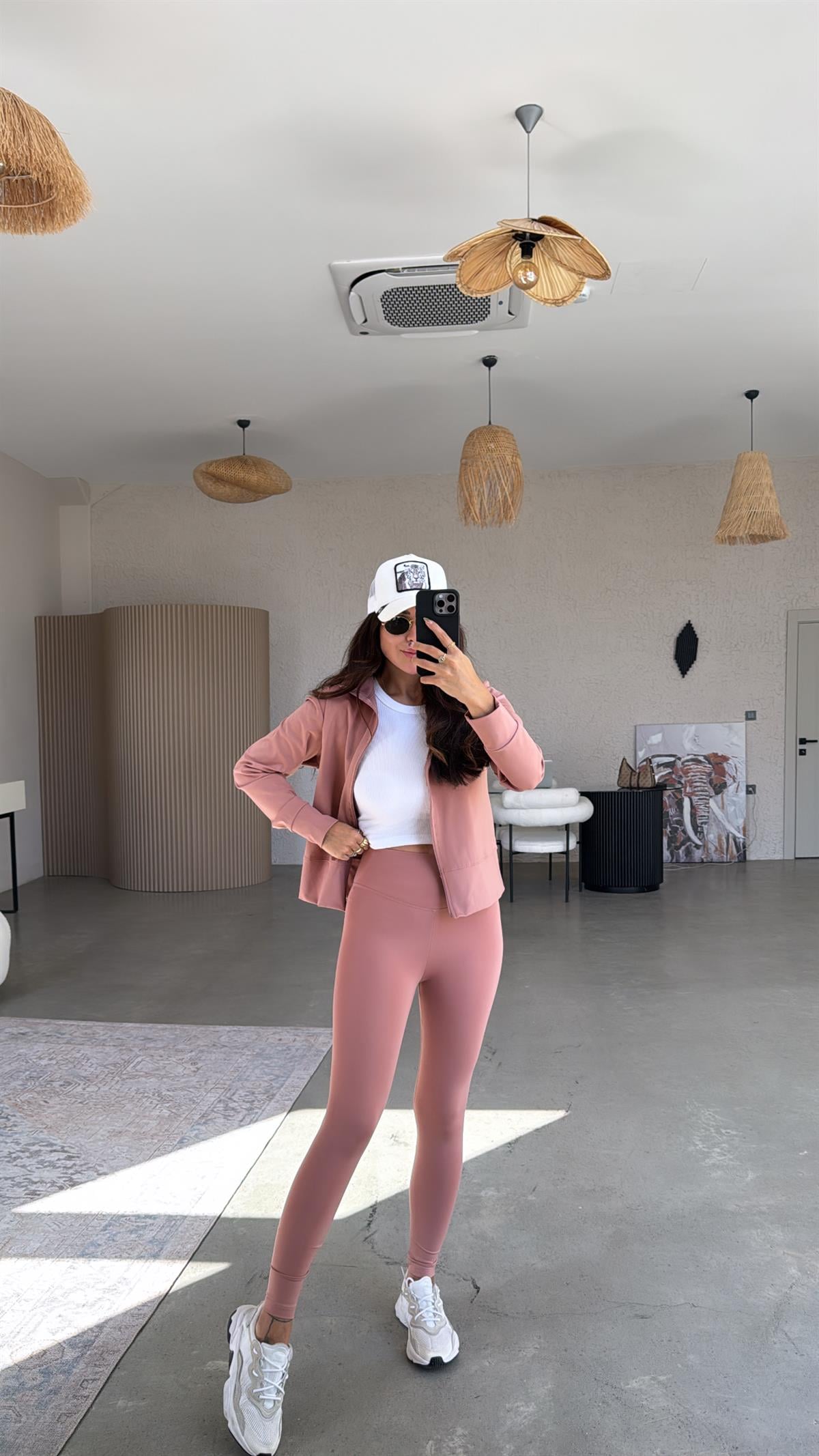 Pudra Oys Tayt Ceket Takım