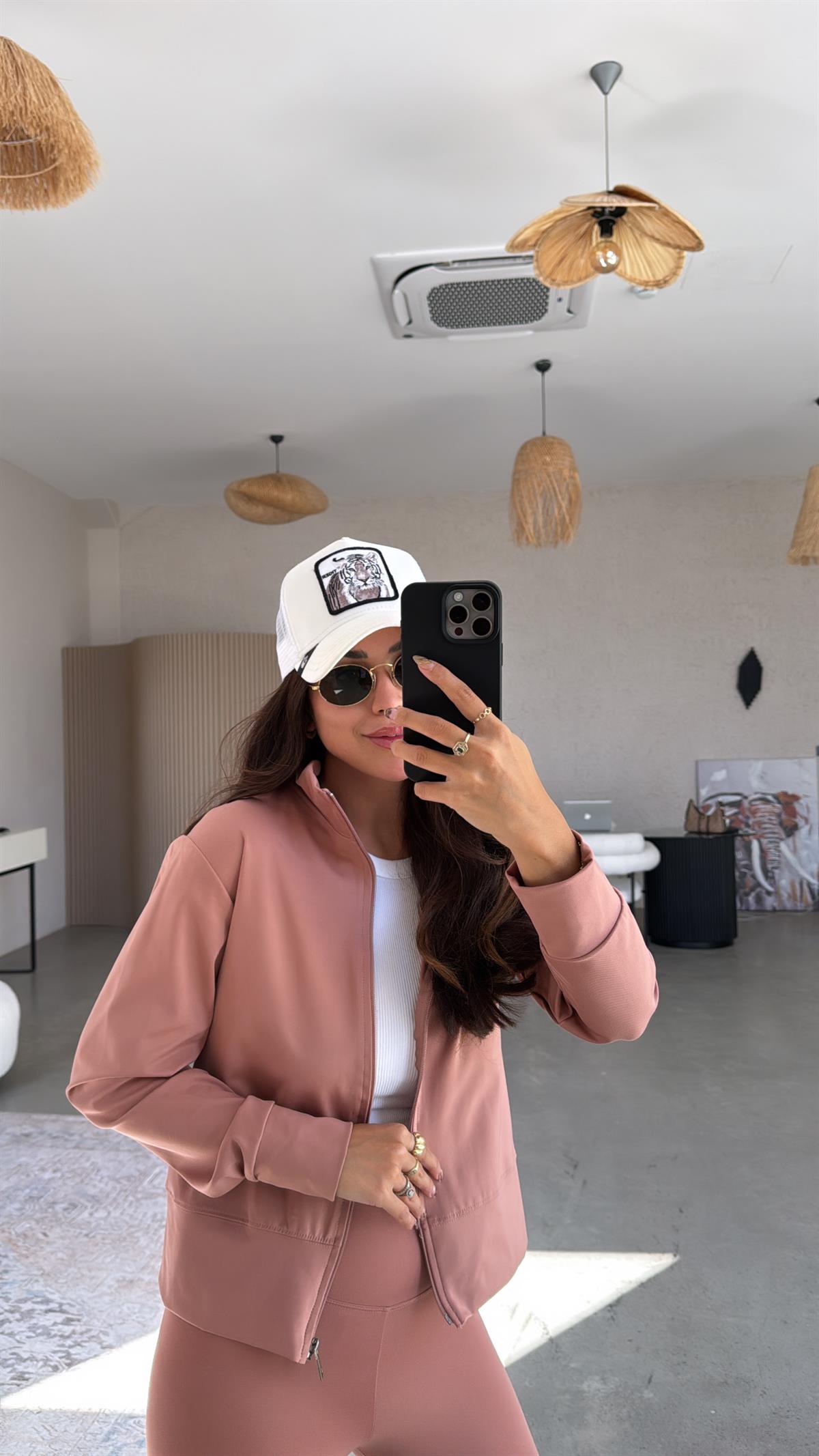 Pudra Oys Tayt Ceket Takım