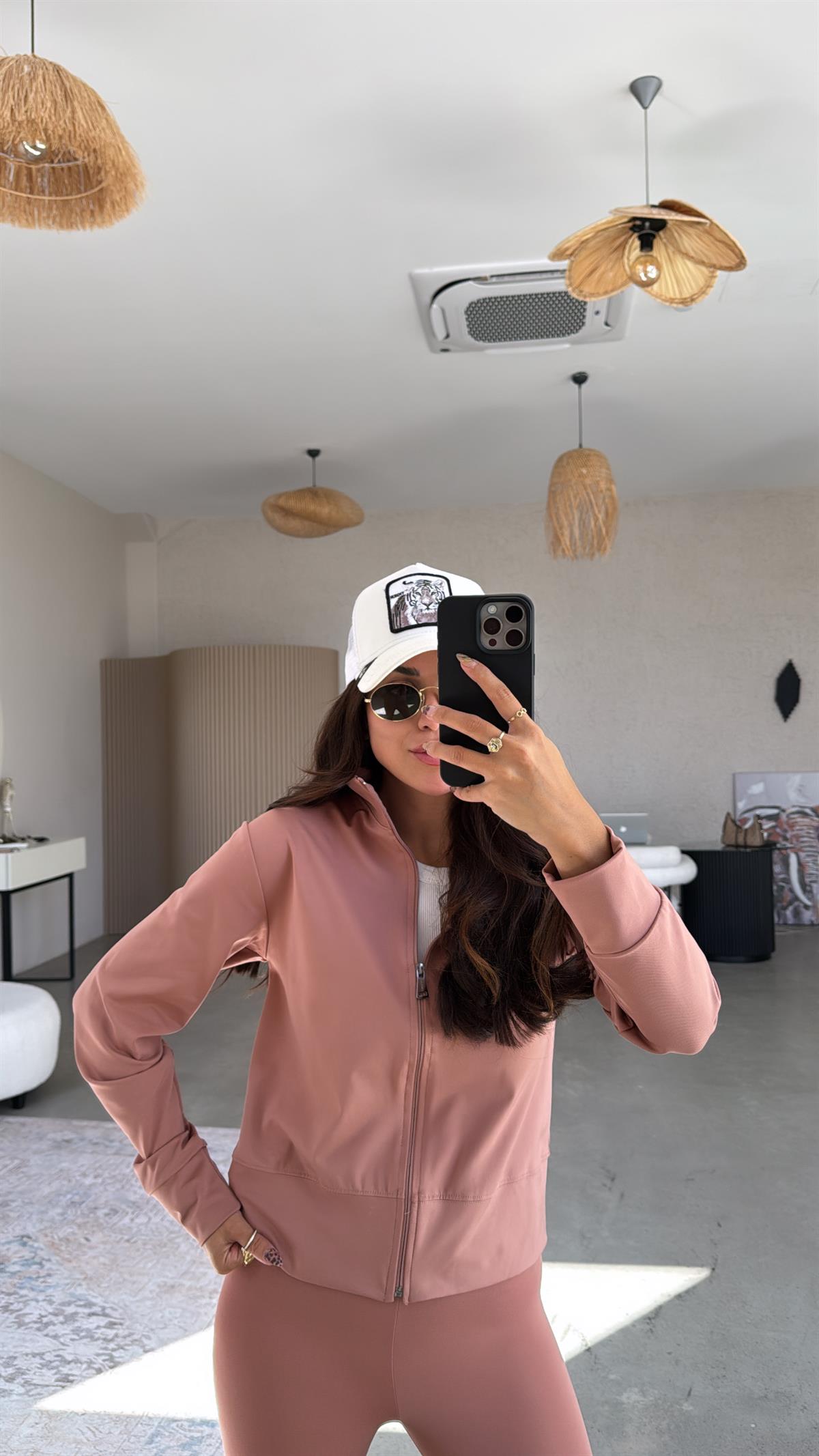 Pudra Oys Tayt Ceket Takım