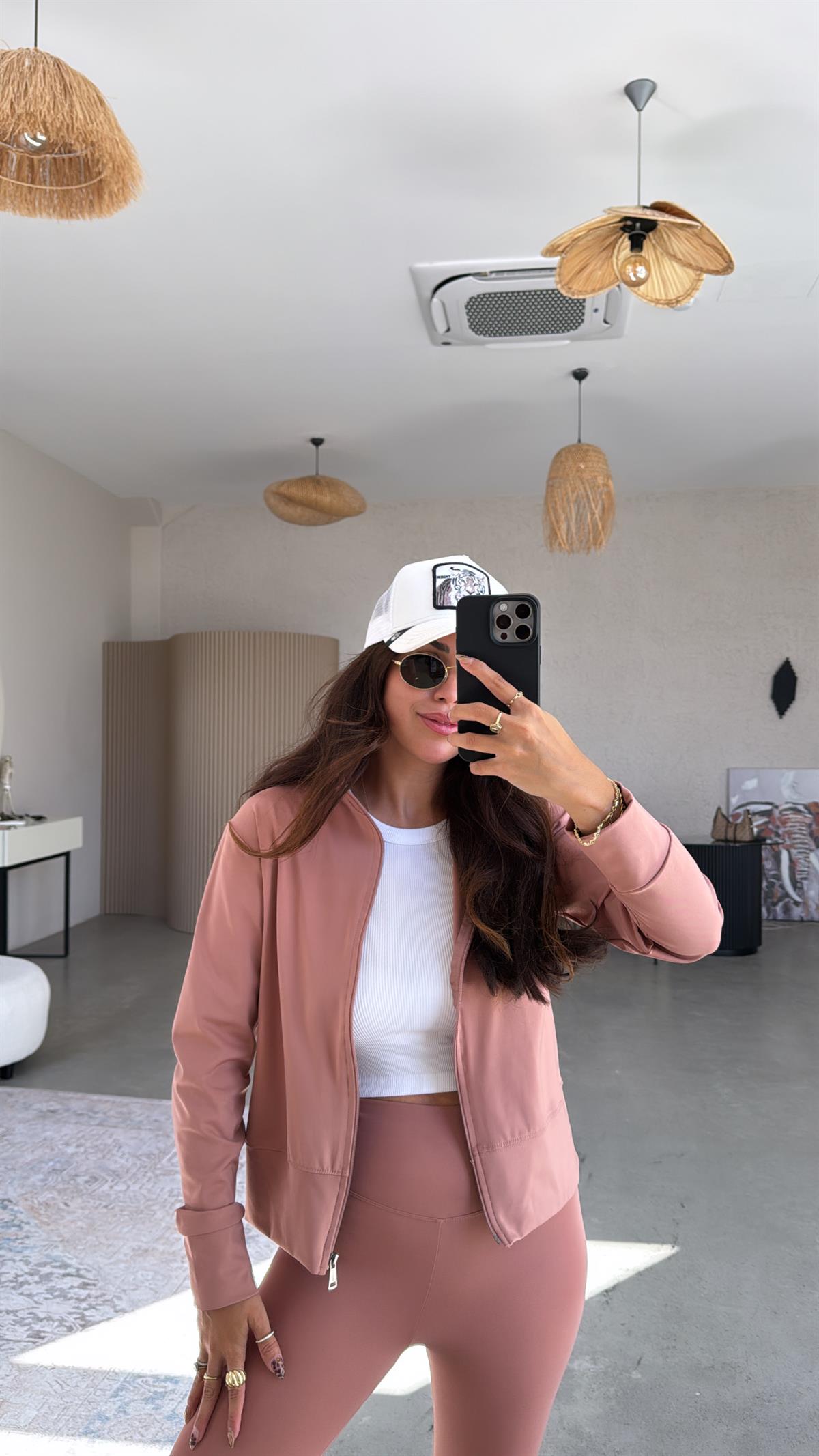 Pudra Oys Tayt Ceket Takım