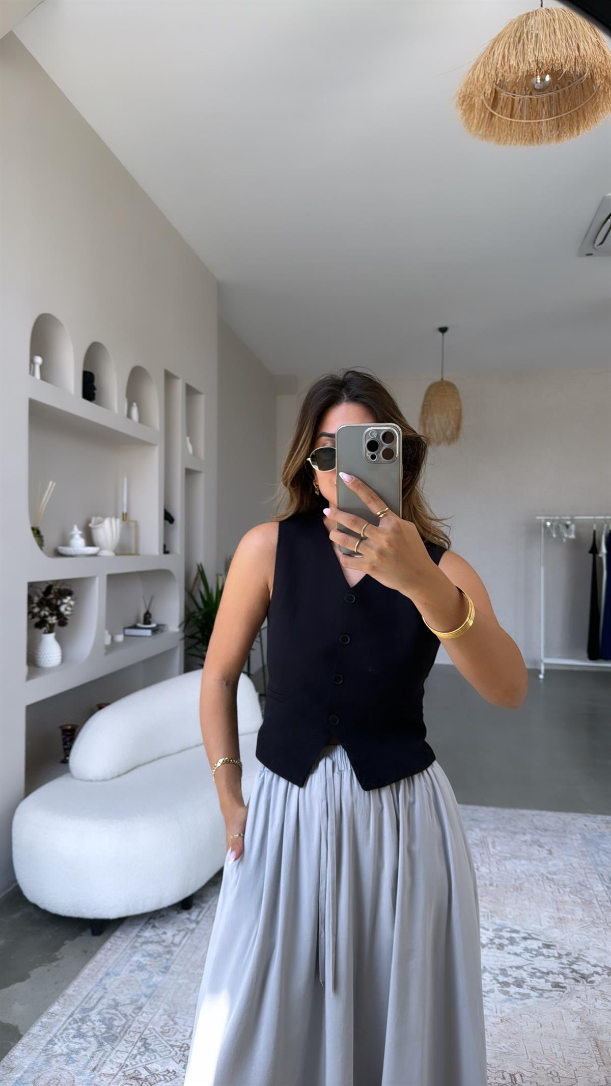 Siyah Astarlı ZR Yelek