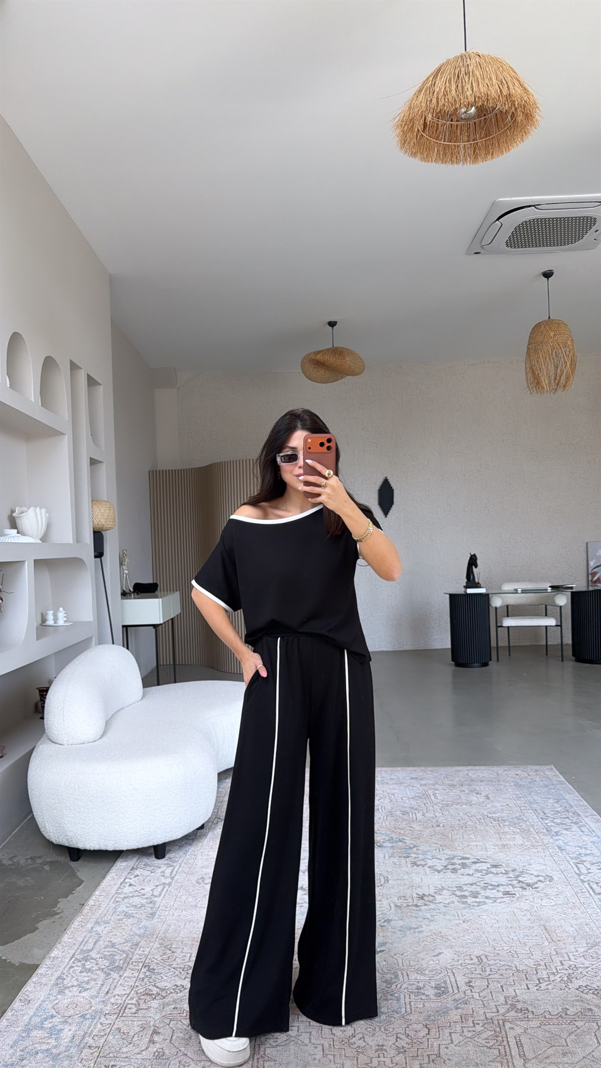 Siyah Biyeli Modal Premium Takım