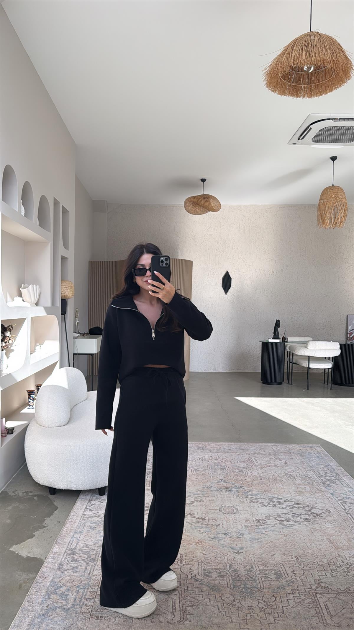 Siyah Fermuarlı Selanik Takım