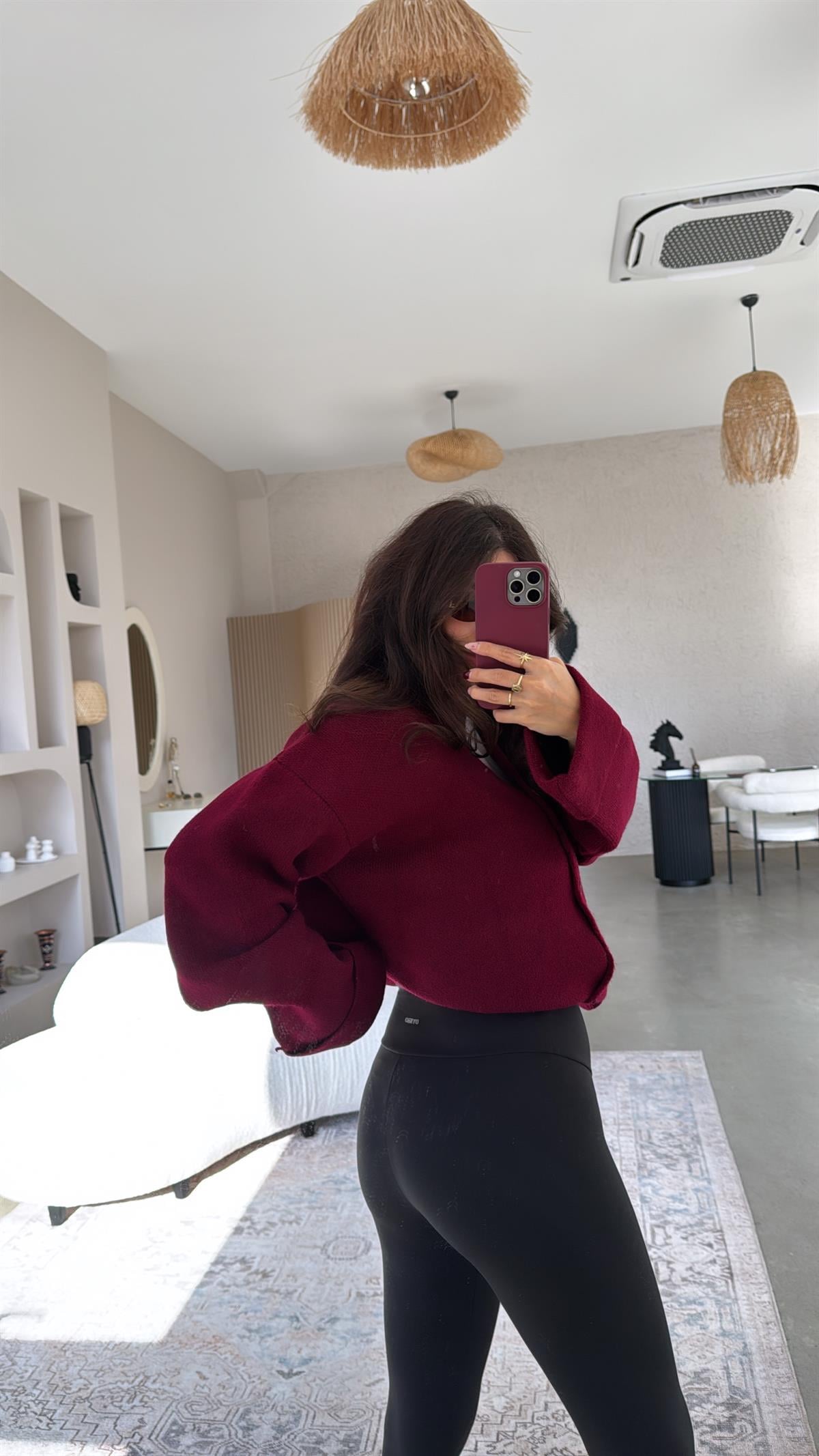 Siyah İçi Şardonlu Oys Tayt