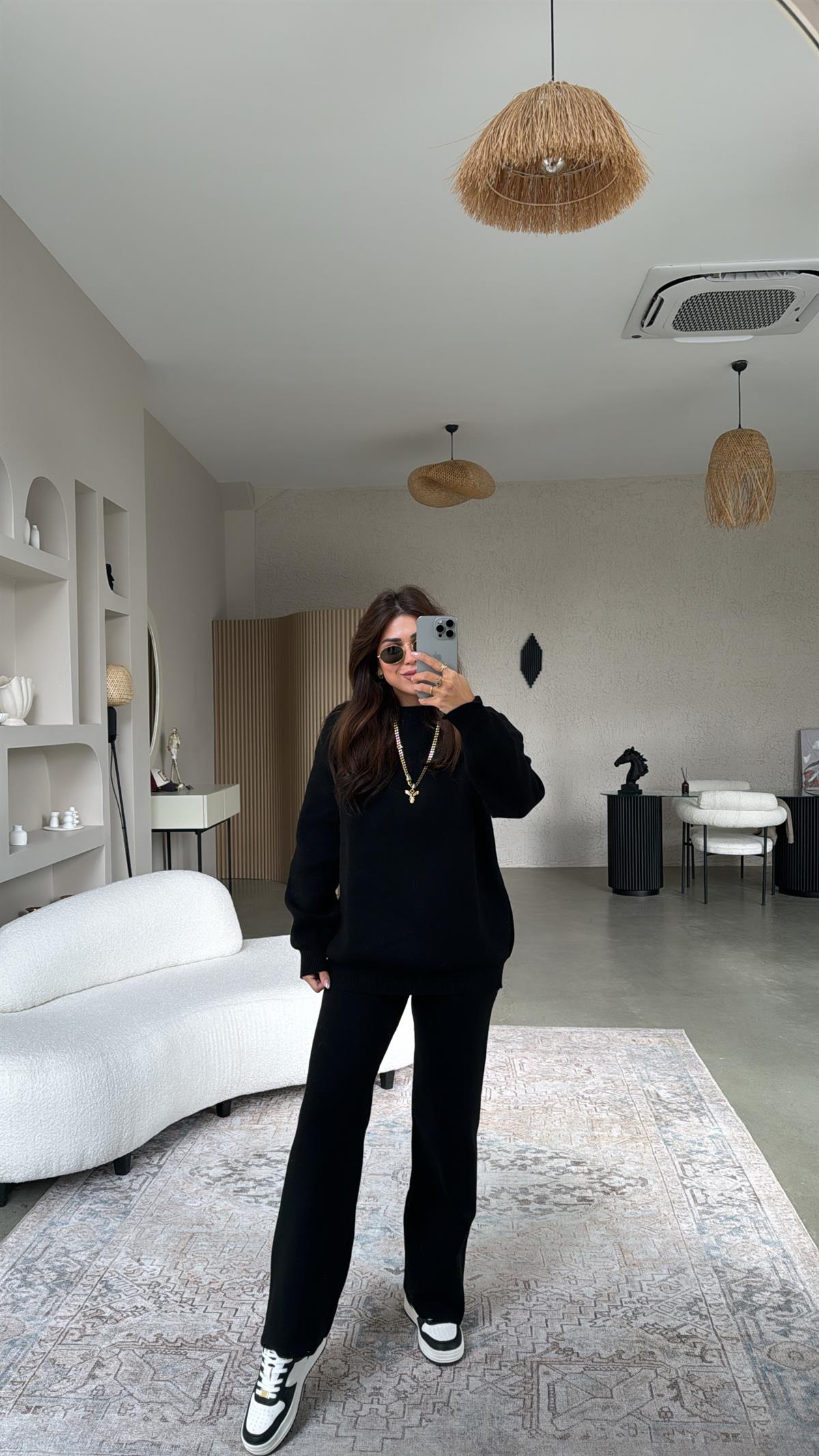 Siyah Massi Triko Takım