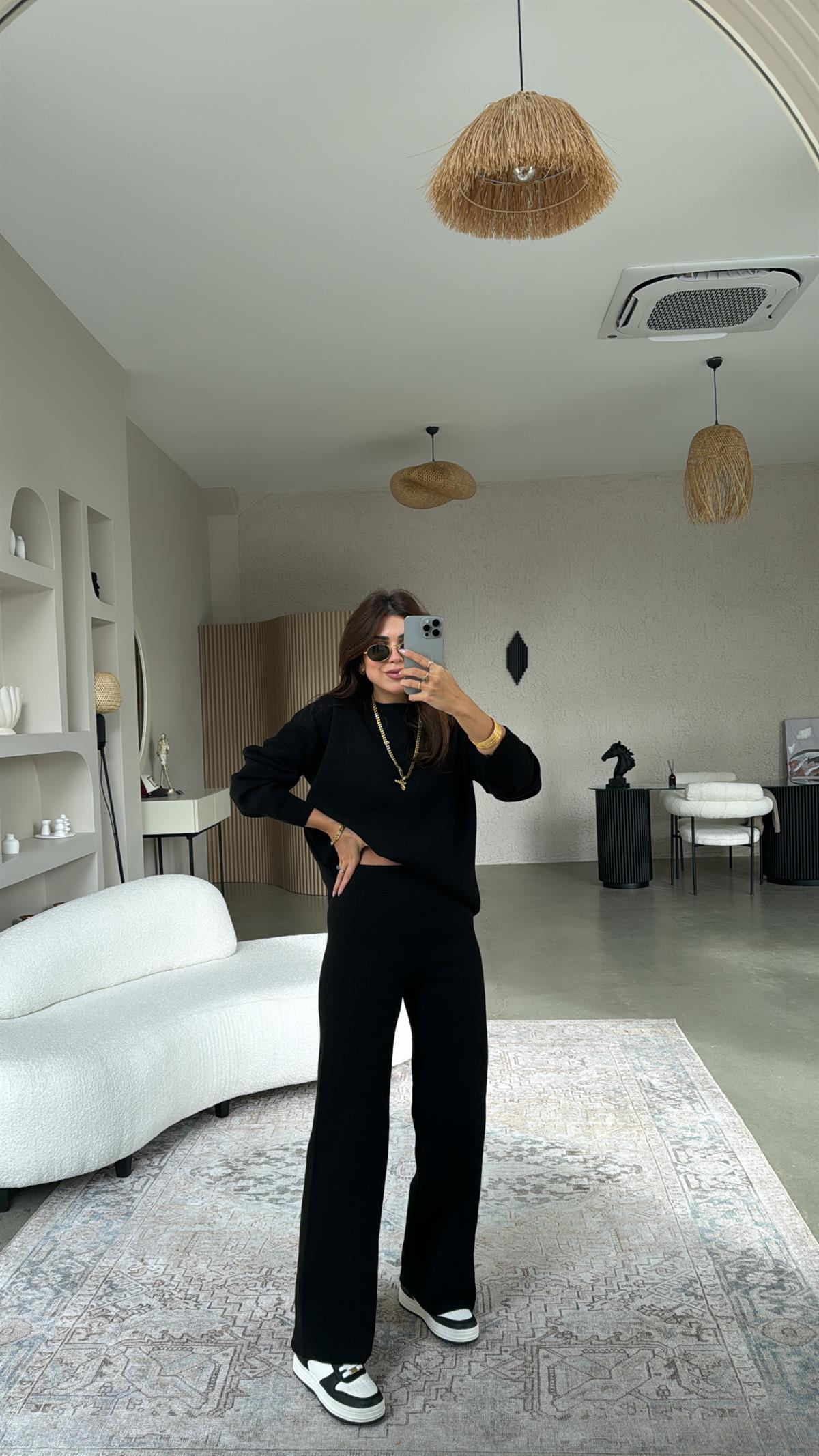 Siyah Massi Triko Takım