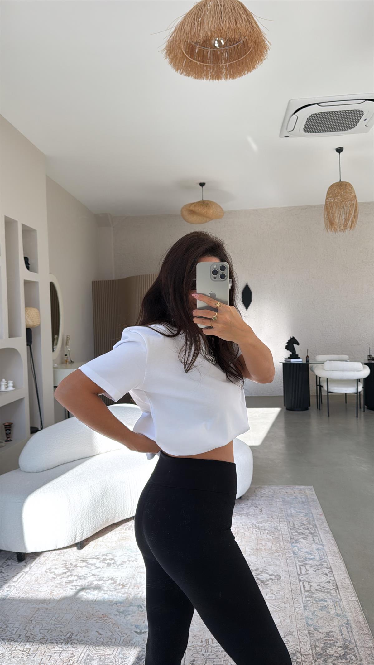 Siyah Modal İspanyol Tayt