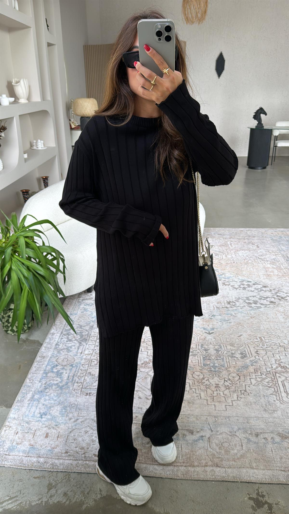 Siyah Mssmo Triko Takım