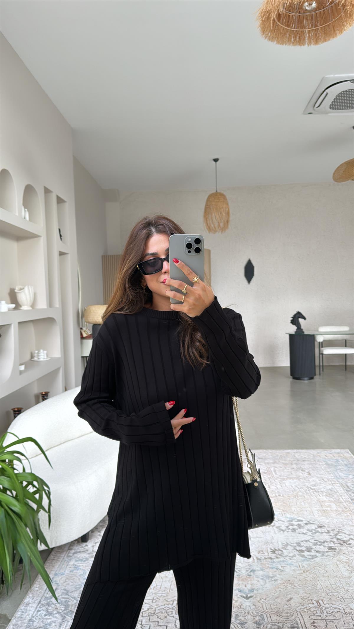 Siyah Mssmo Triko Takım