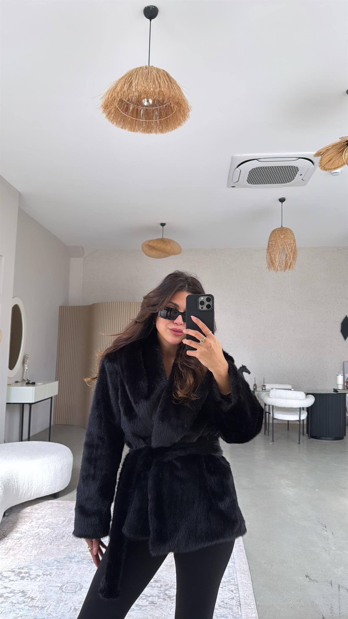 Siyah Premium Seri Kürk