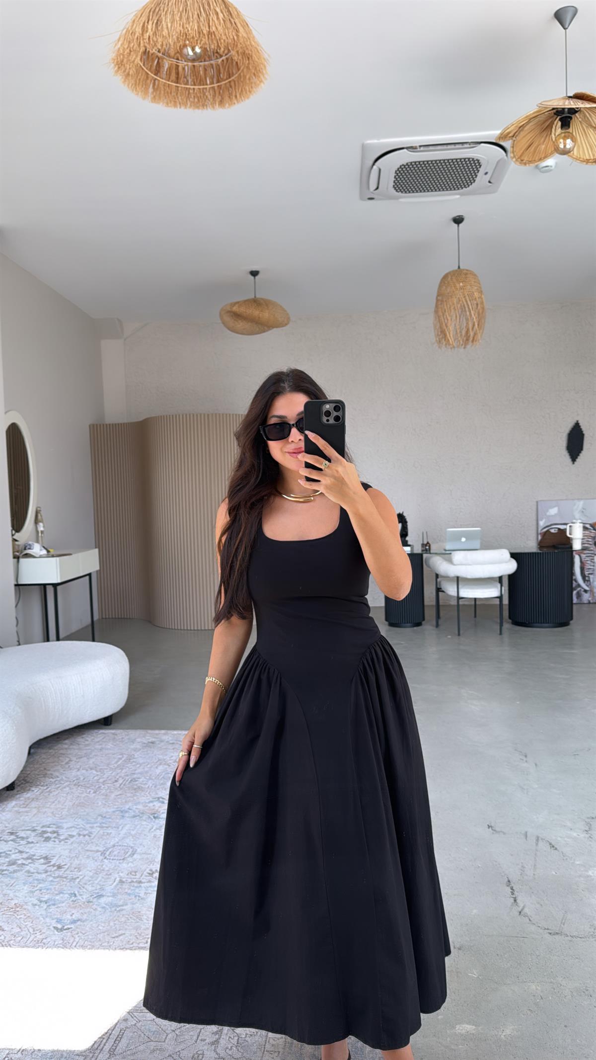 Siyah Sofia Elbise