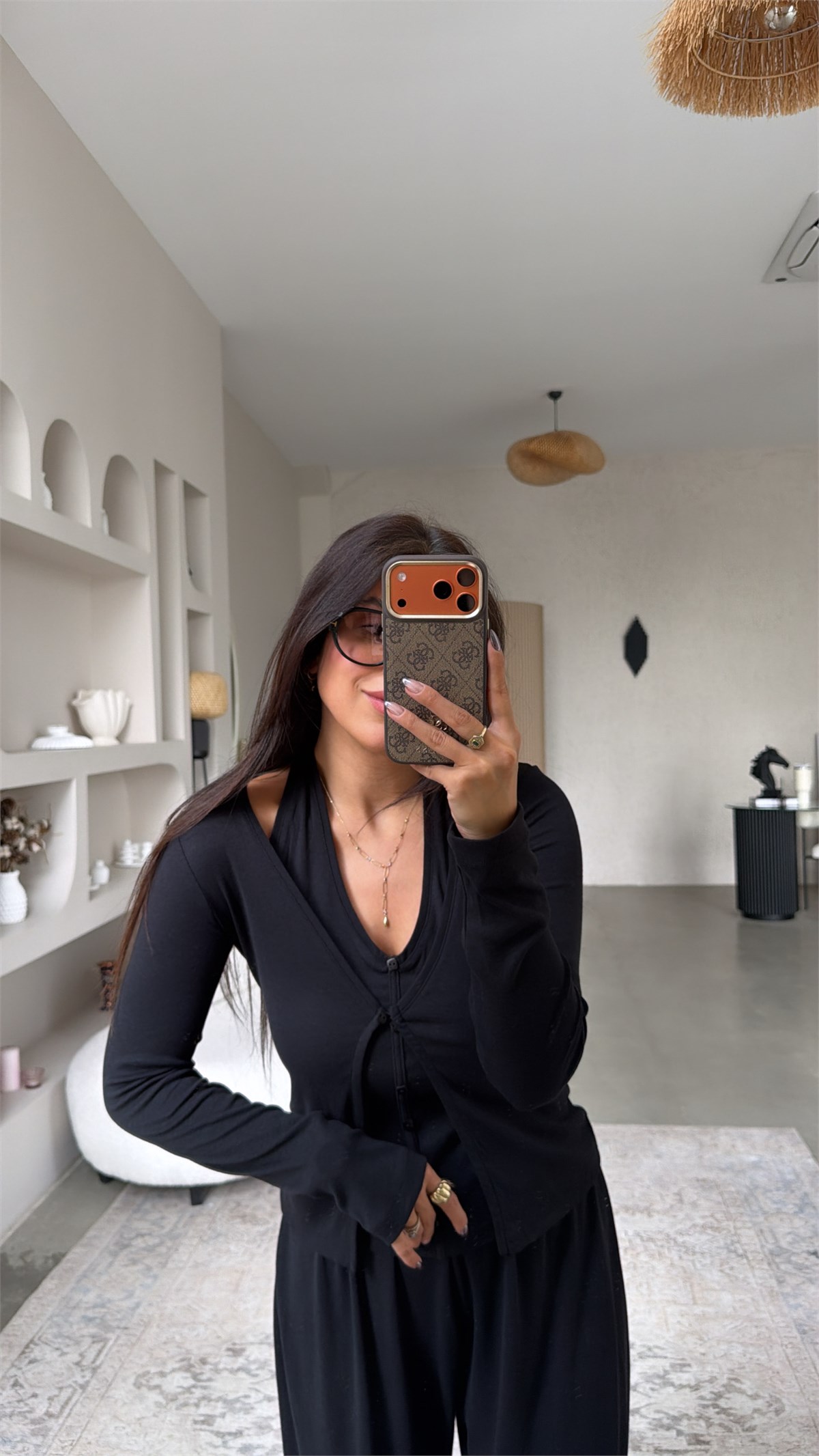 Siyah ZR Model Kendinden Yelekli İnce Takım