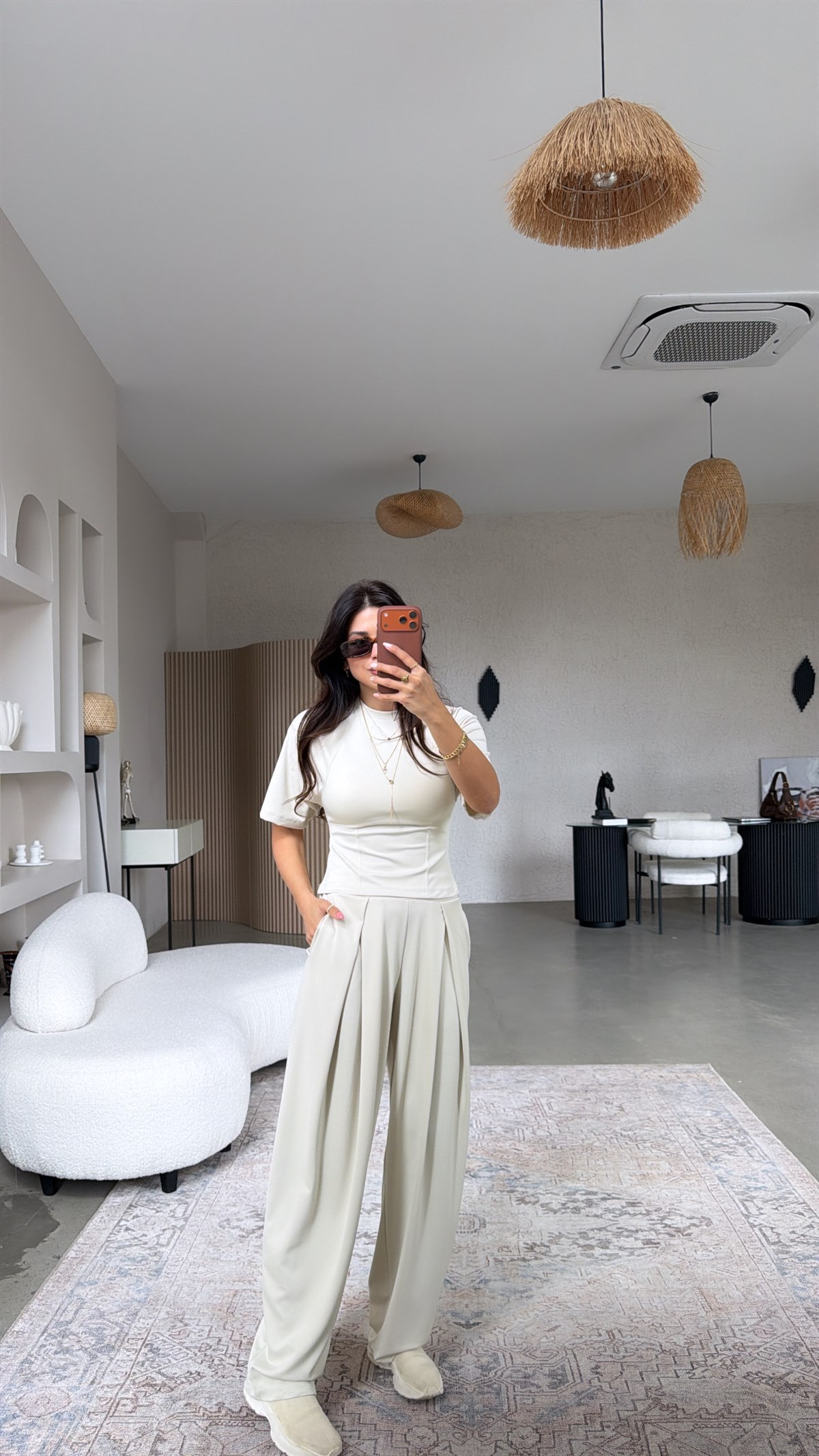 Taş Diagonel Pile Detaylı Oturtmalı Takım