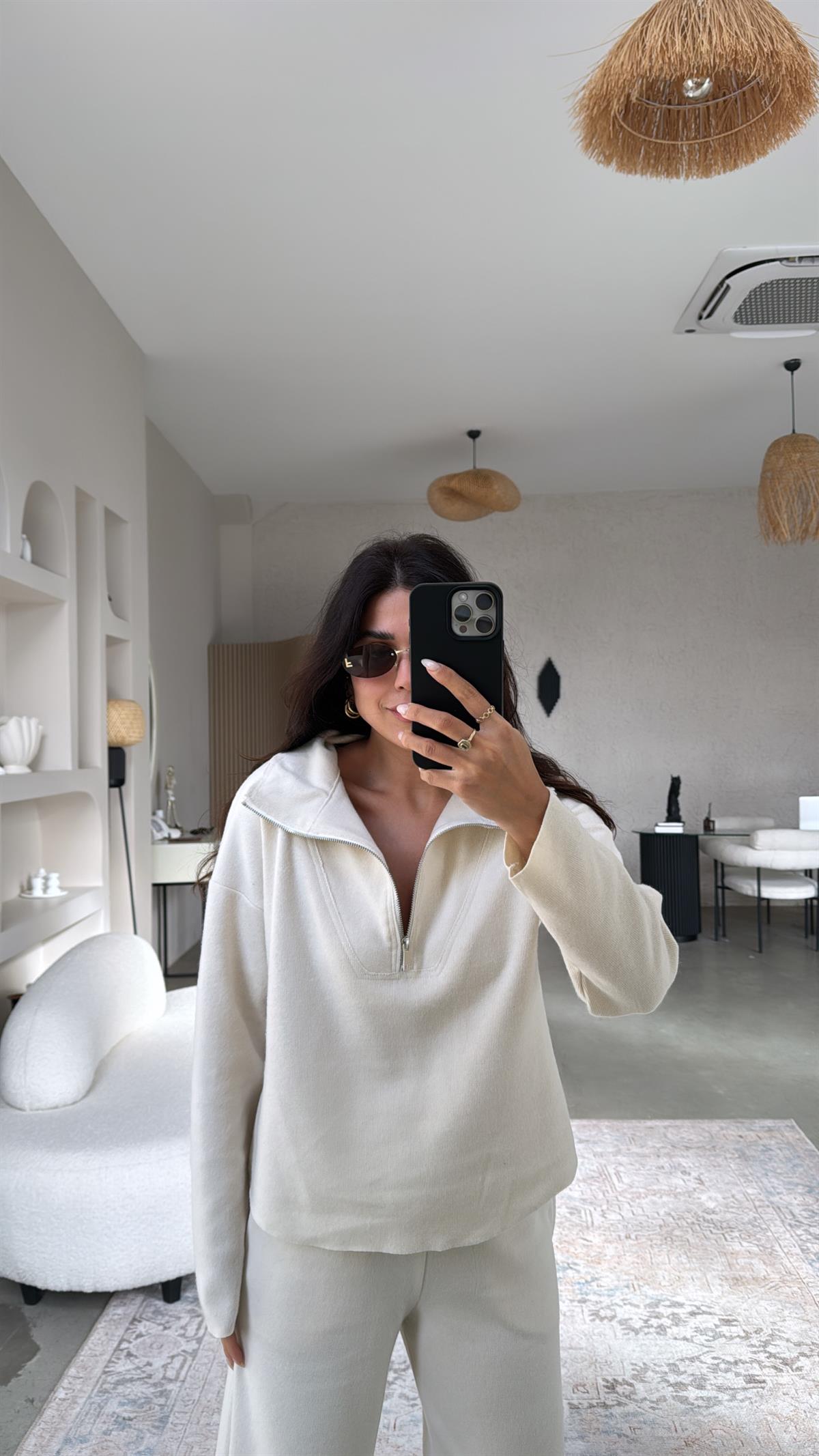 Taş Fermuarlı Selanik Takım