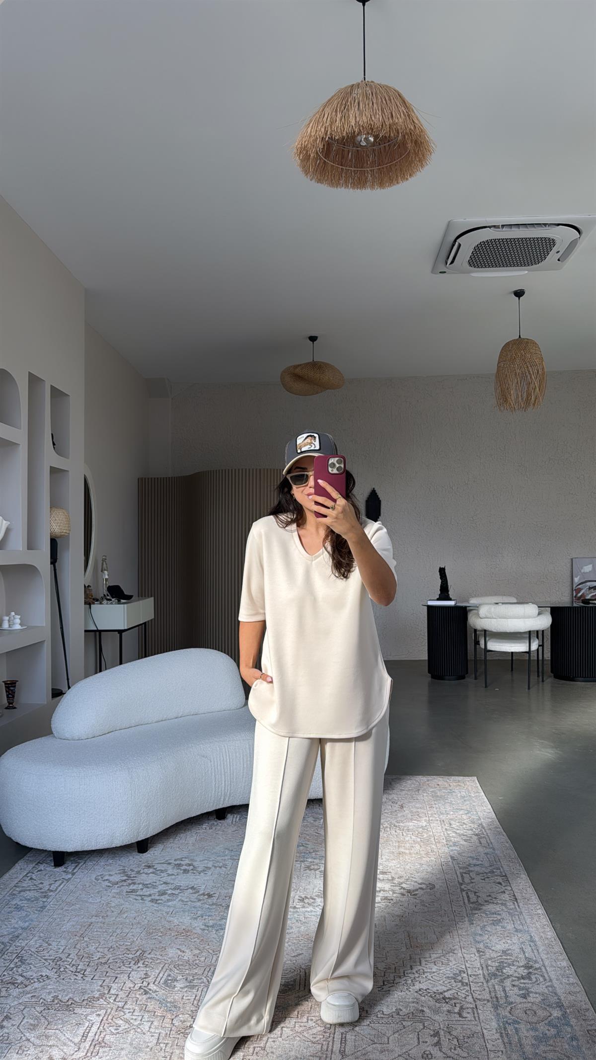 Taş Rengi Çımalı Oys Takım