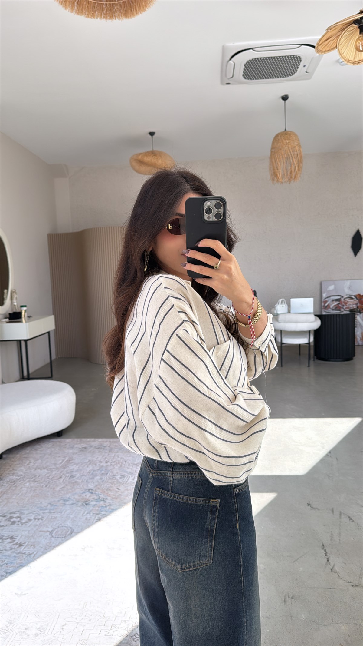 Tintli Koyu Renk ZR Orijinal Balon Jean