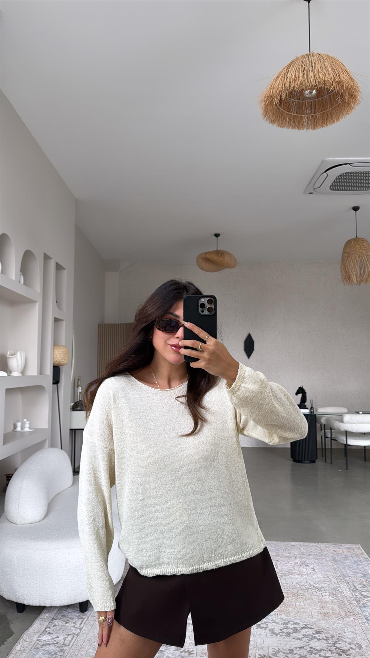 Vanilya Baharlık Basic Triko