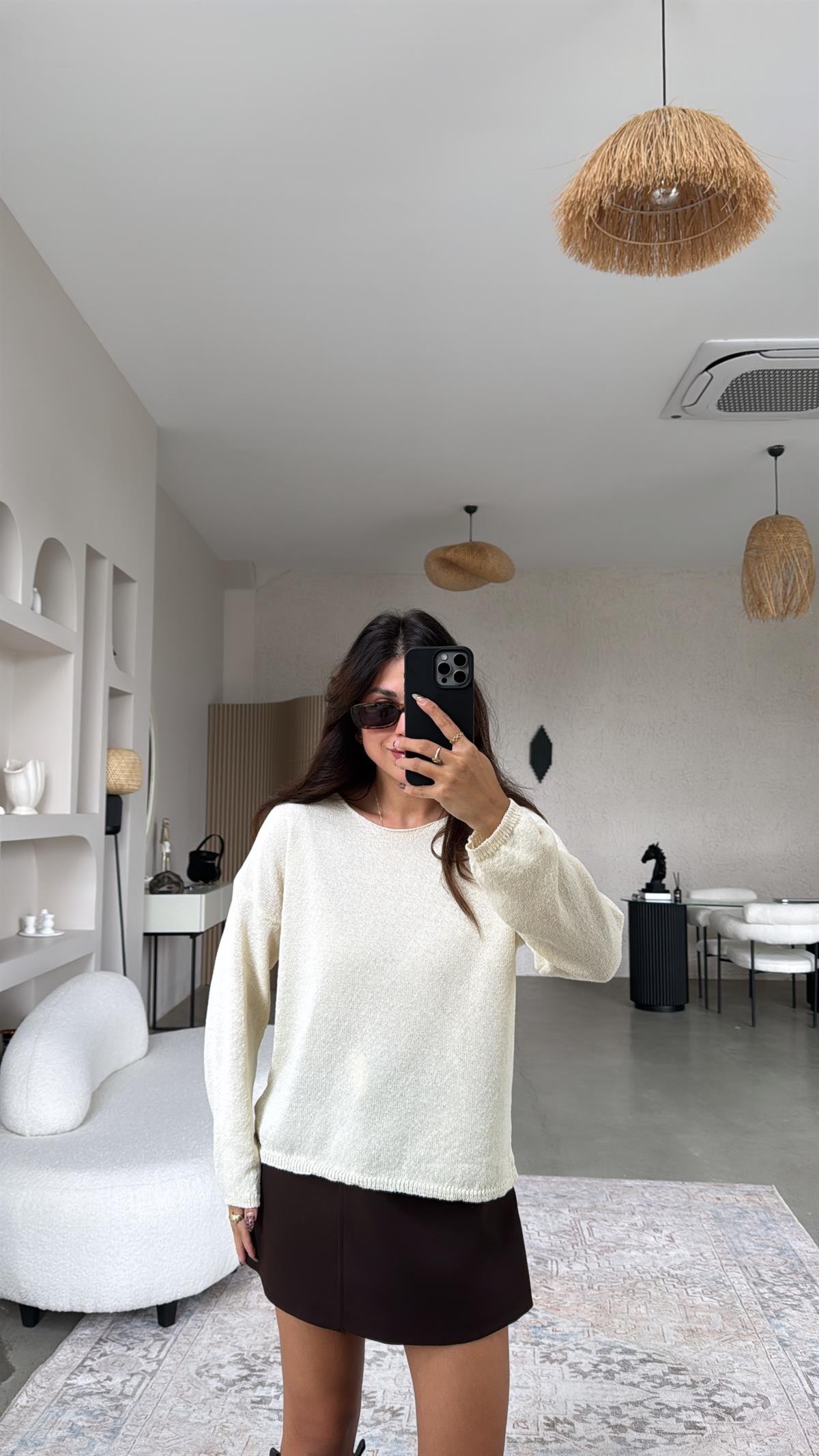 Vanilya Baharlık Basic Triko