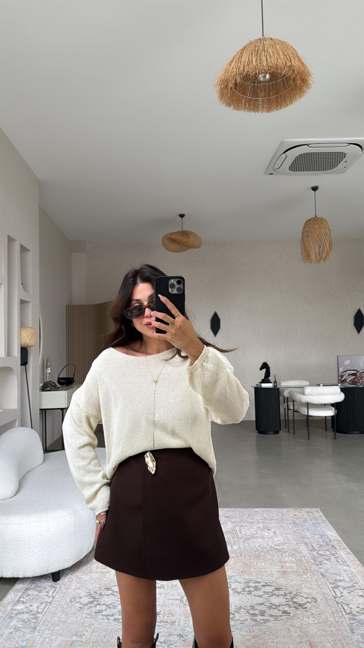 Vanilya Baharlık Basic Triko