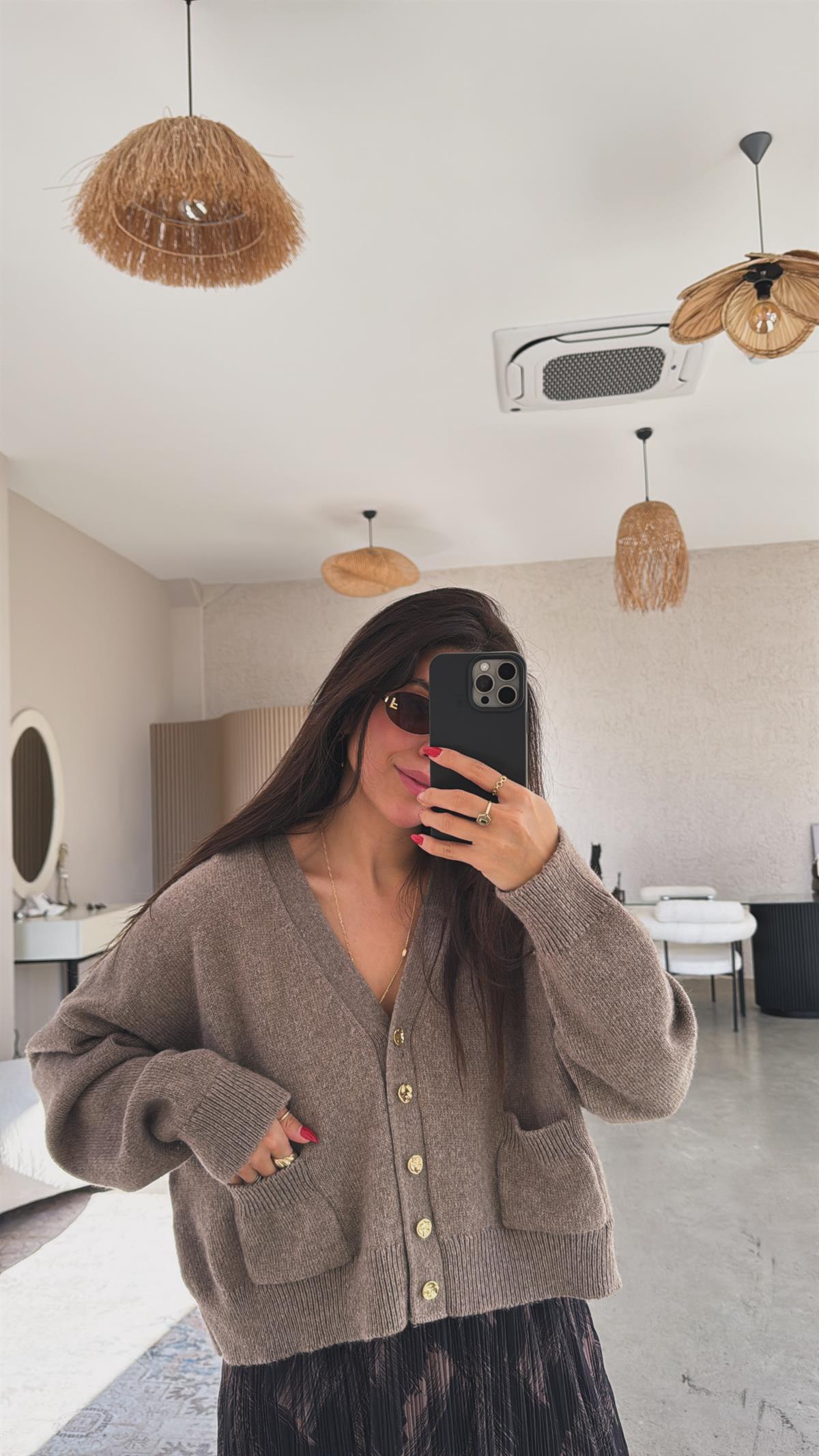 Vizon Dlv Cepli Triko Hırka