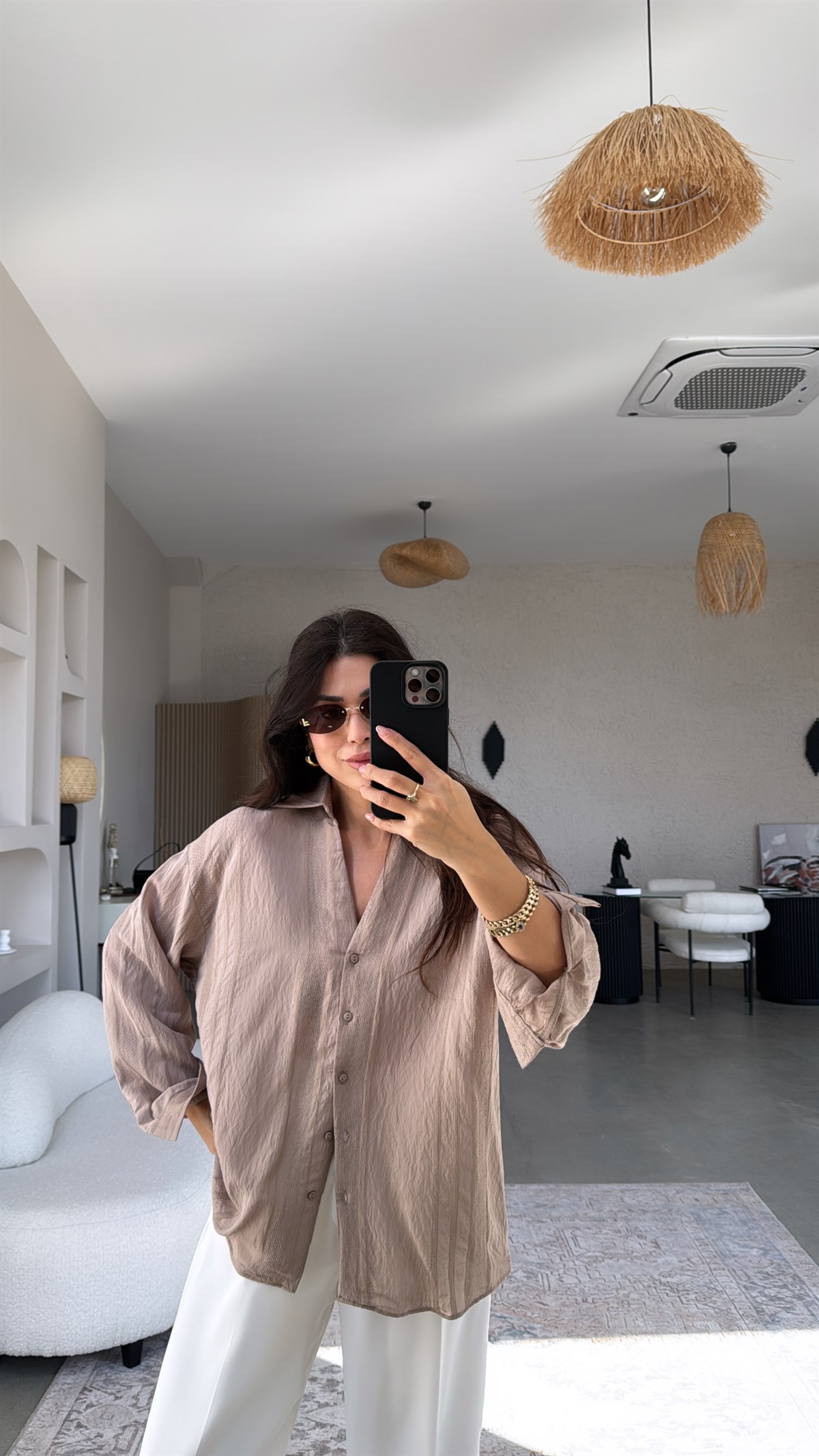 Vizon Dokulu Premium Gömlek