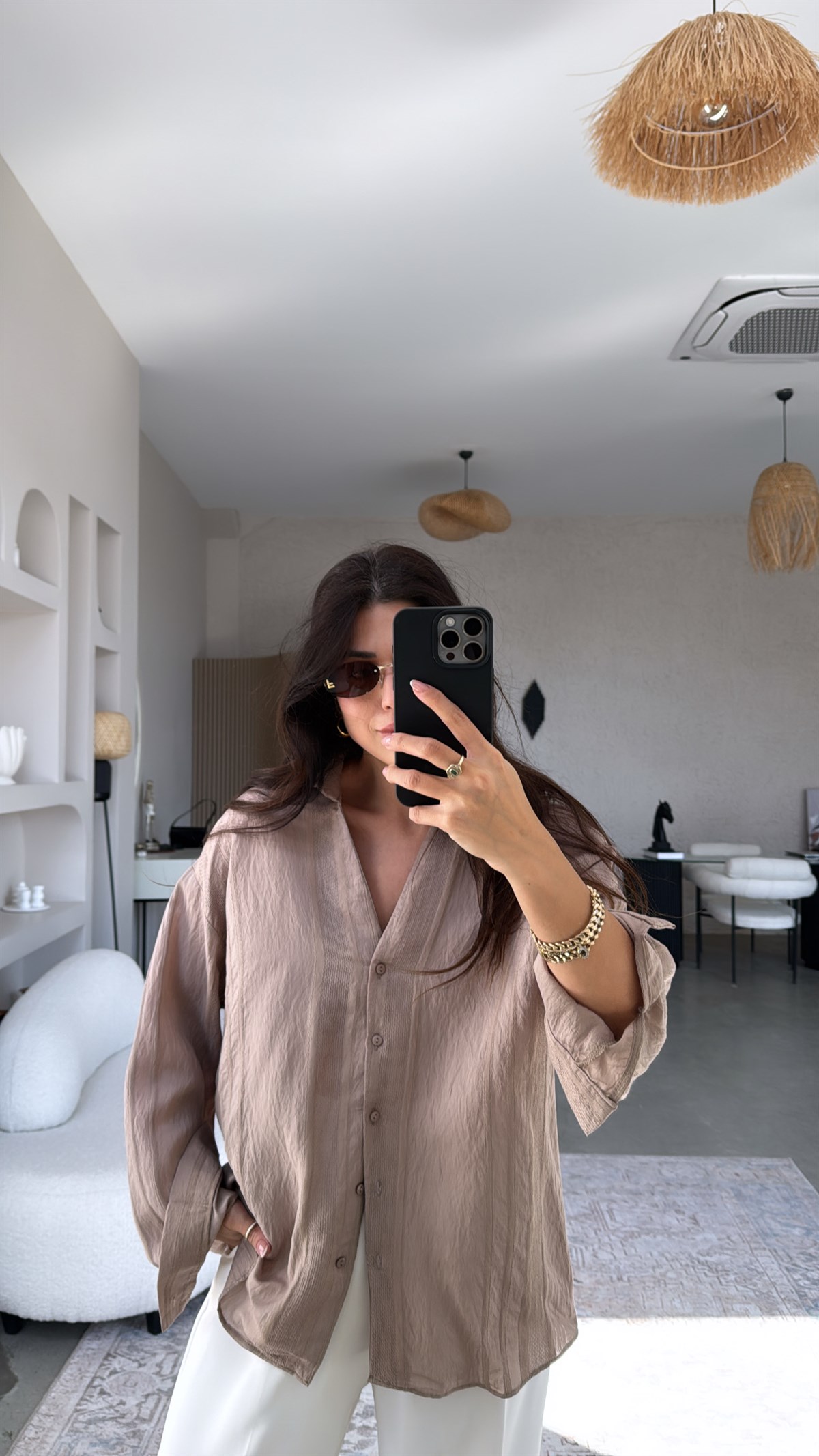 Vizon Dokulu Premium Gömlek