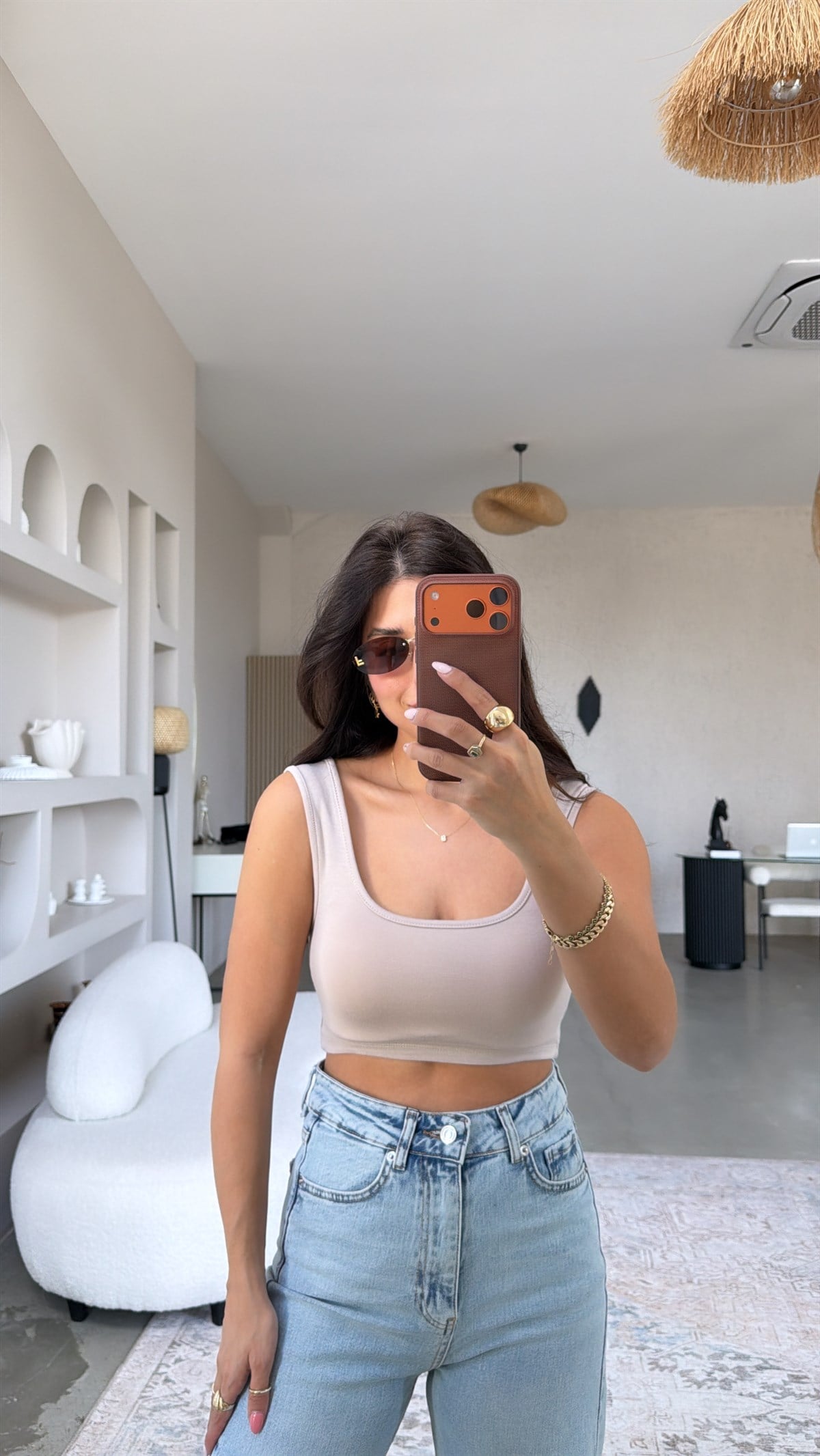 Vizon Ön Arka Oval Oys Crop Atlet