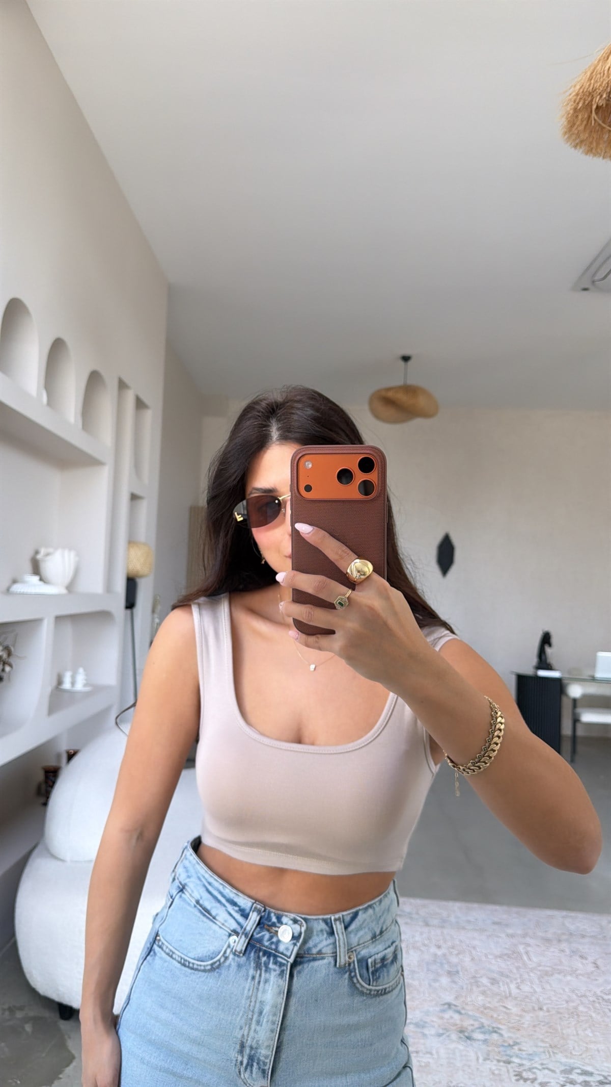 Vizon Ön Arka Oval Oys Crop Atlet