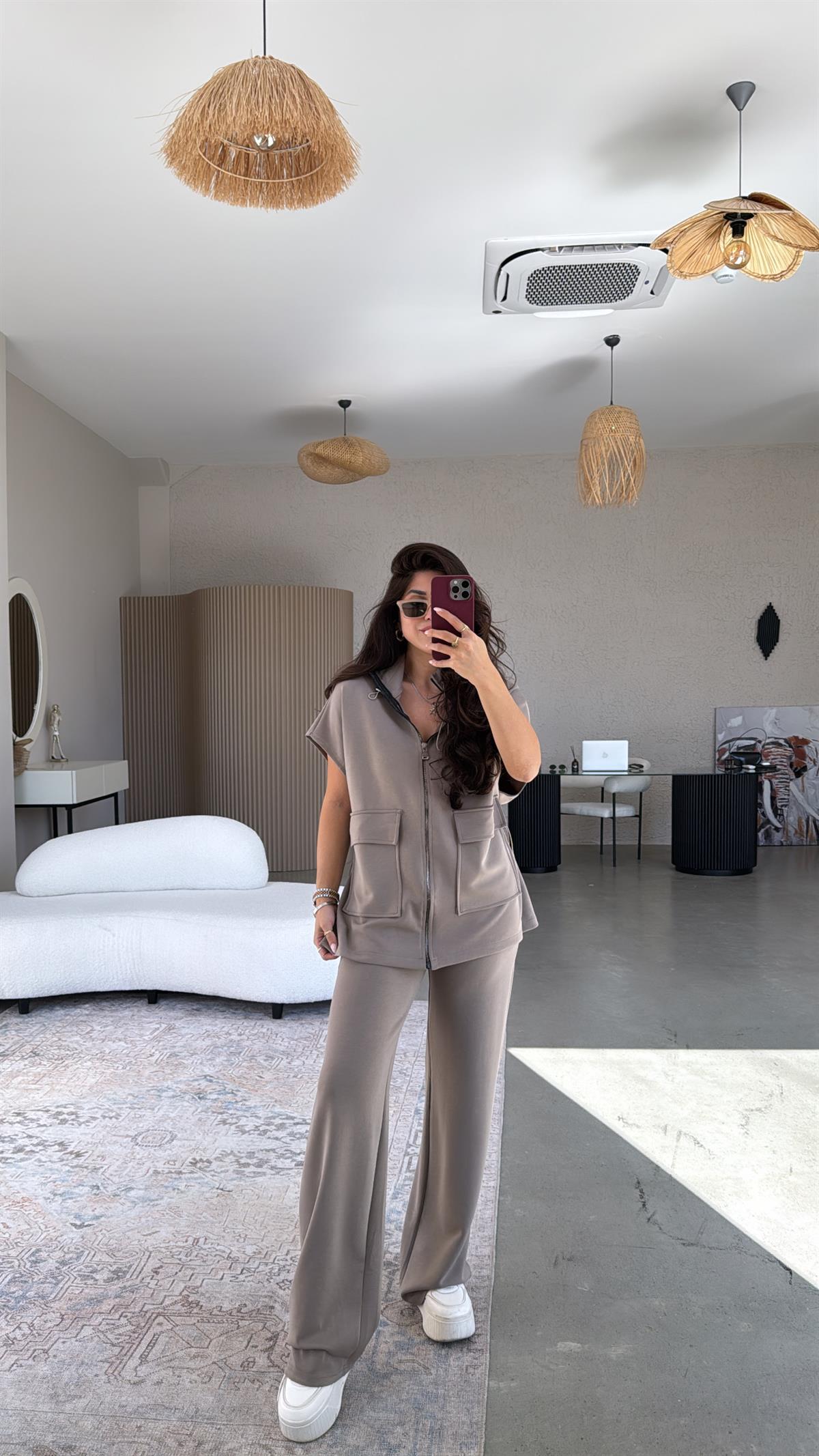 Vizon Premium Yelekli Modal Takım