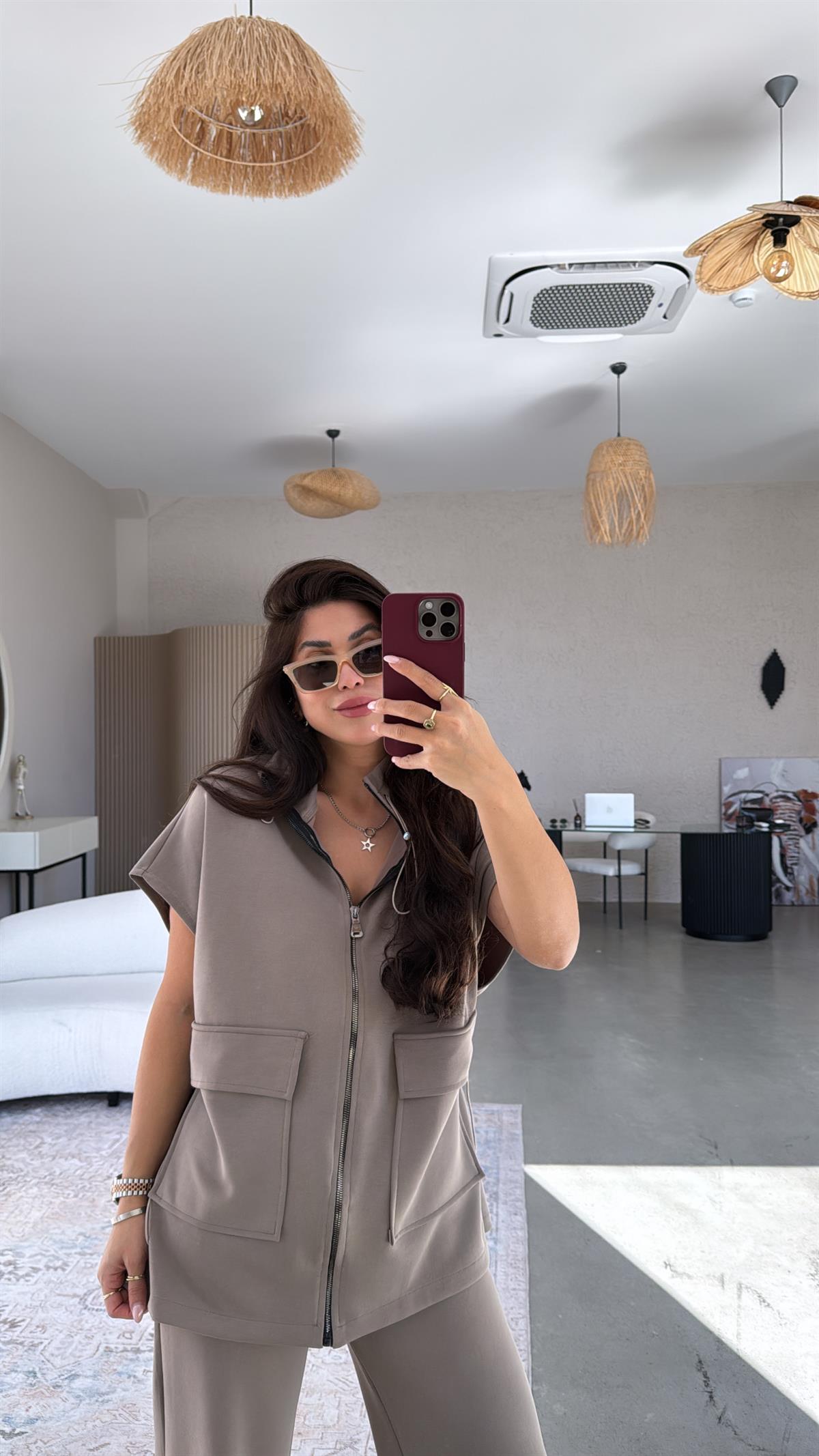 Vizon Premium Yelekli Modal Takım