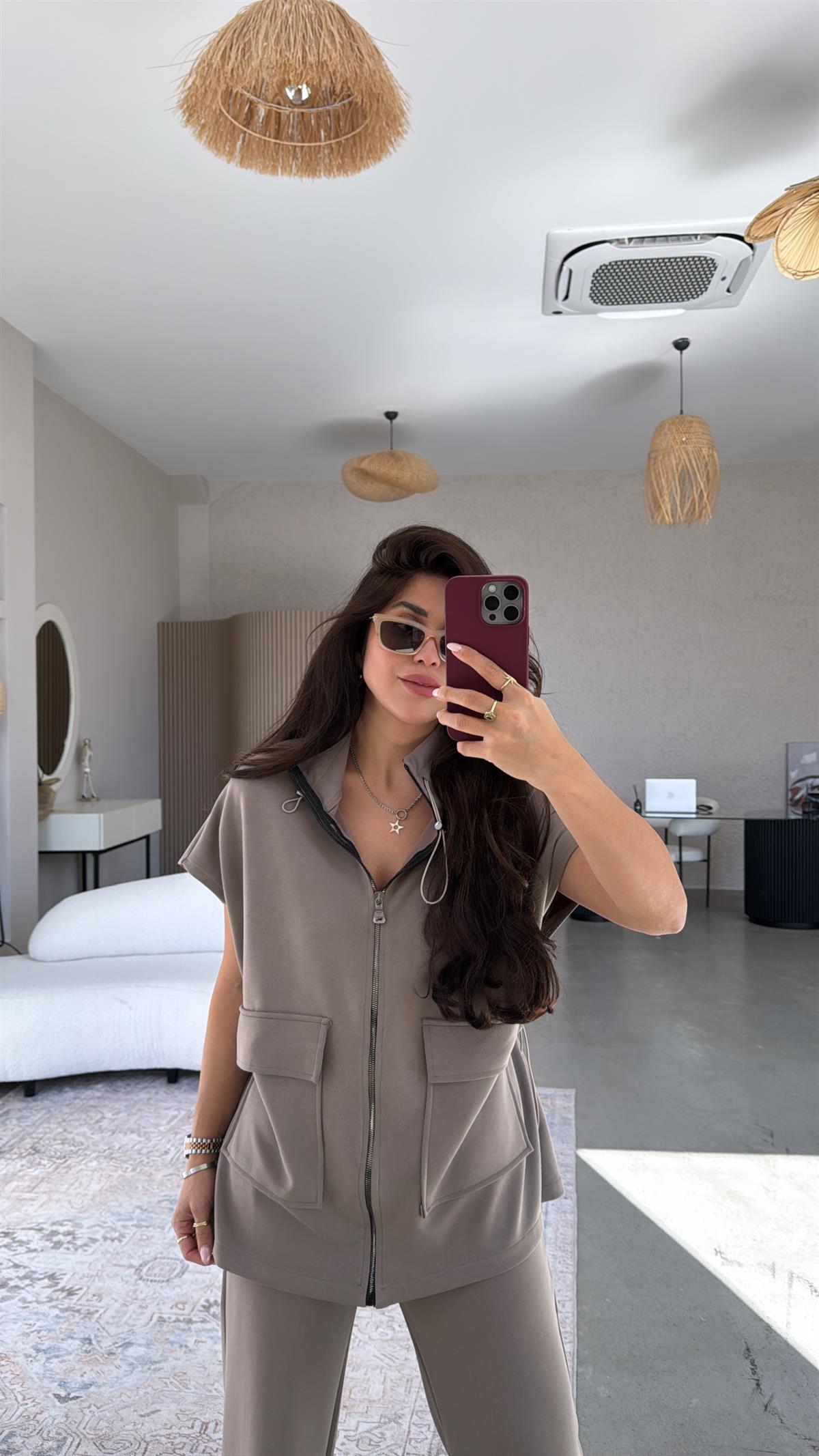 Vizon Premium Yelekli Modal Takım