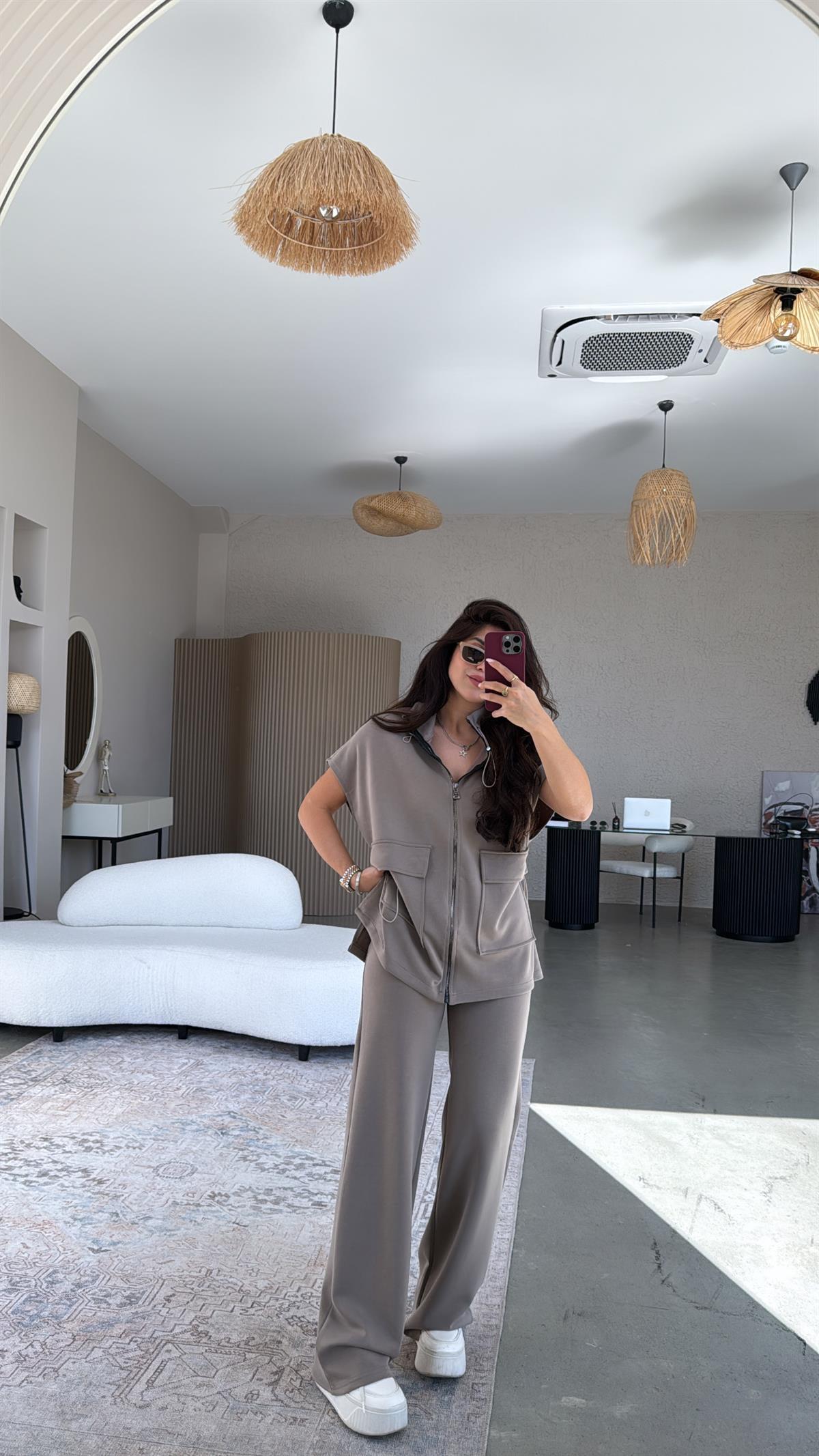 Vizon Premium Yelekli Modal Takım