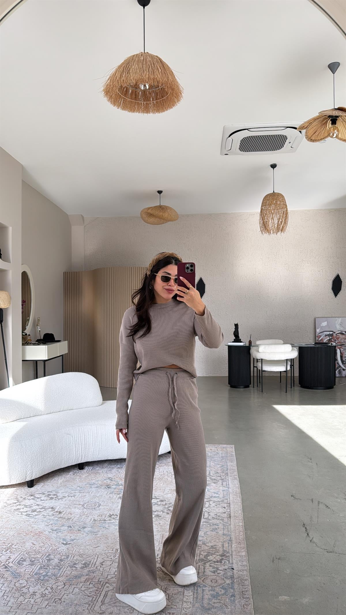 Vizon Uzun Kollu Fitilli Takım