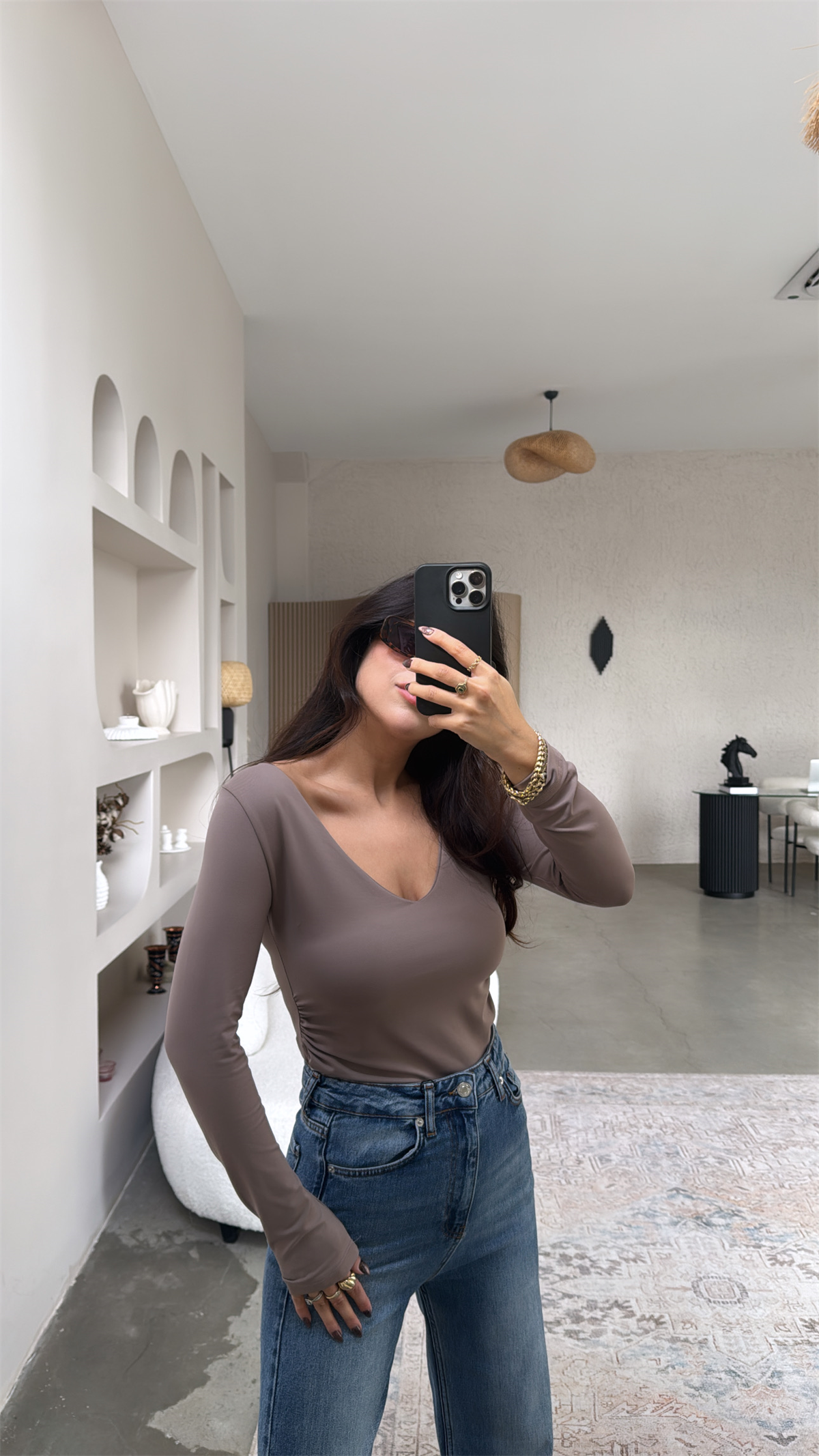 Vizon V Yaka Polyamid Bodysuit