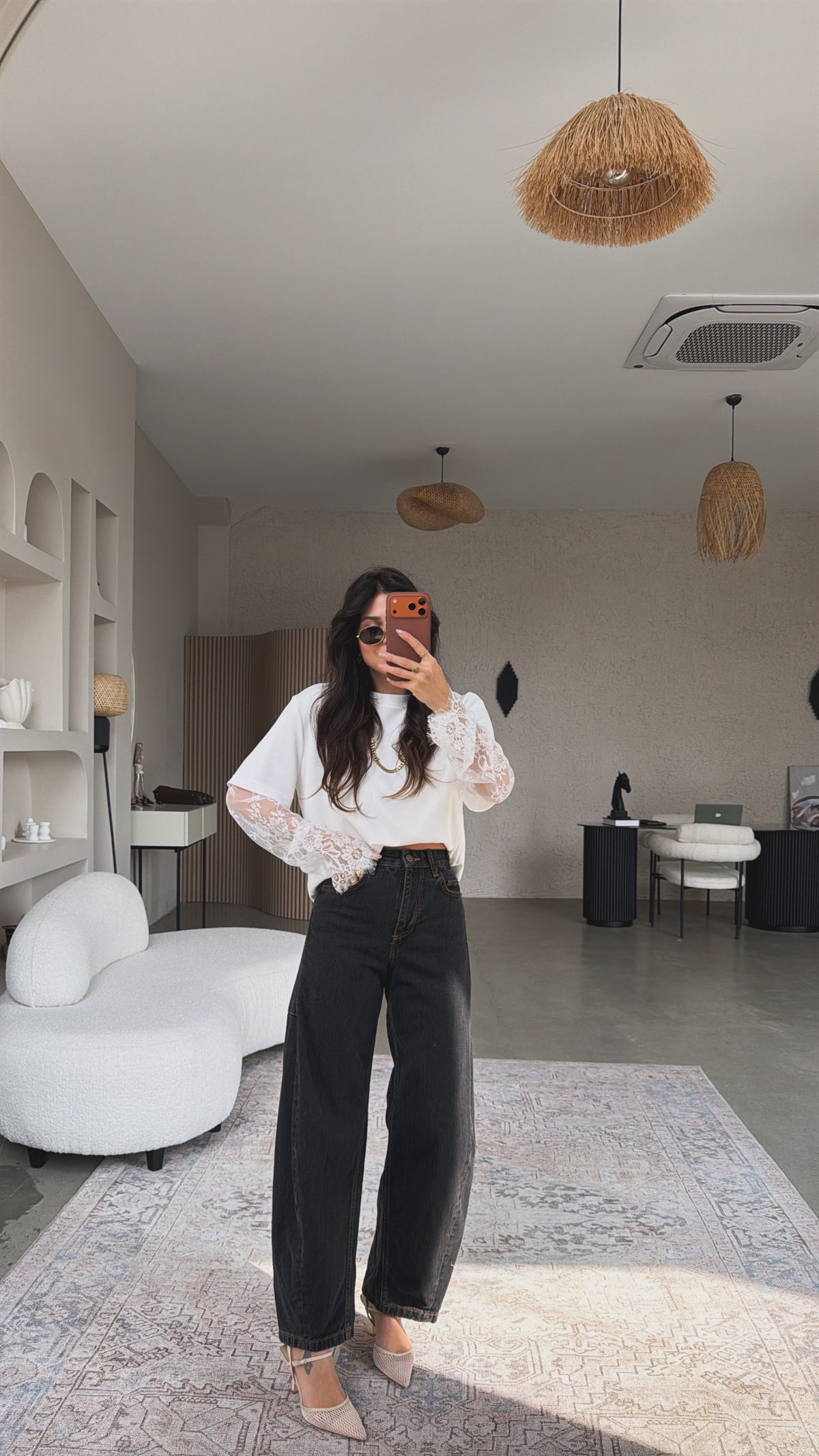 ZR Dikiş Detaylı Orijinal Balon Jean
